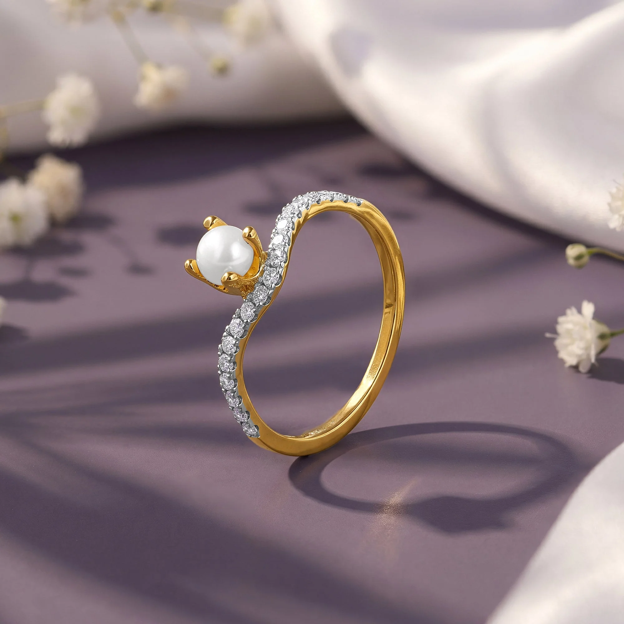Gold Gracieux Shine Lab Grown Diamond Ring (Size 12) - Image 2