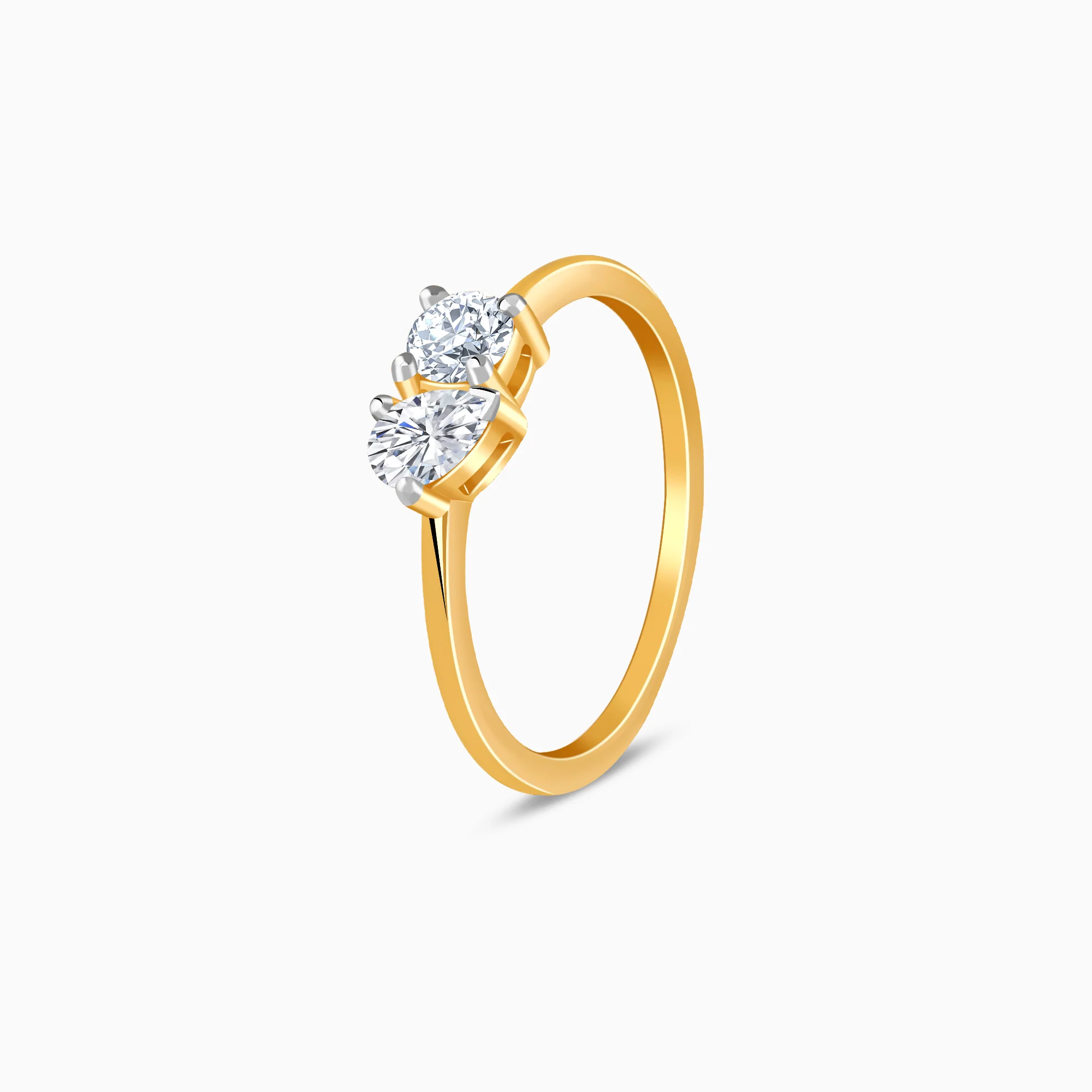 Gold Heartline Lab Grown Diamond Ring - Image 4