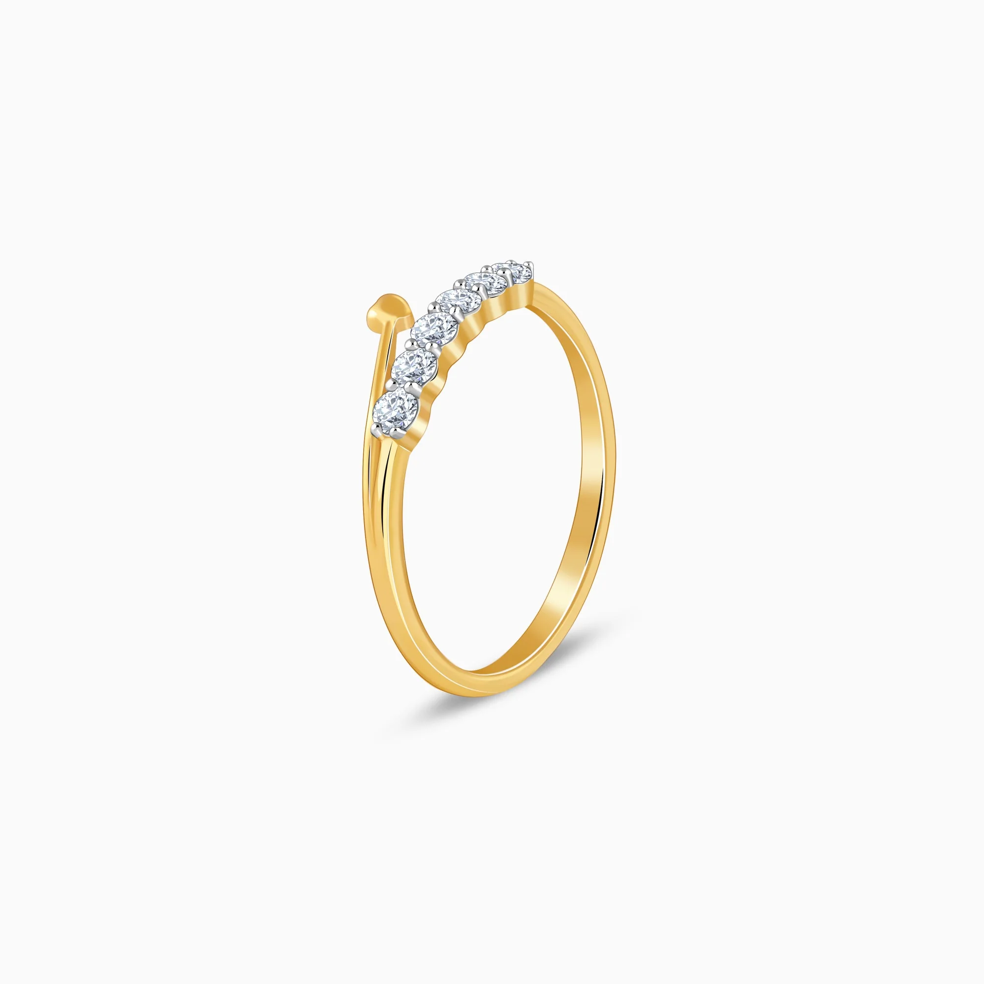 Gold Lovelight Lab Grown Diamond Ring - Image 4