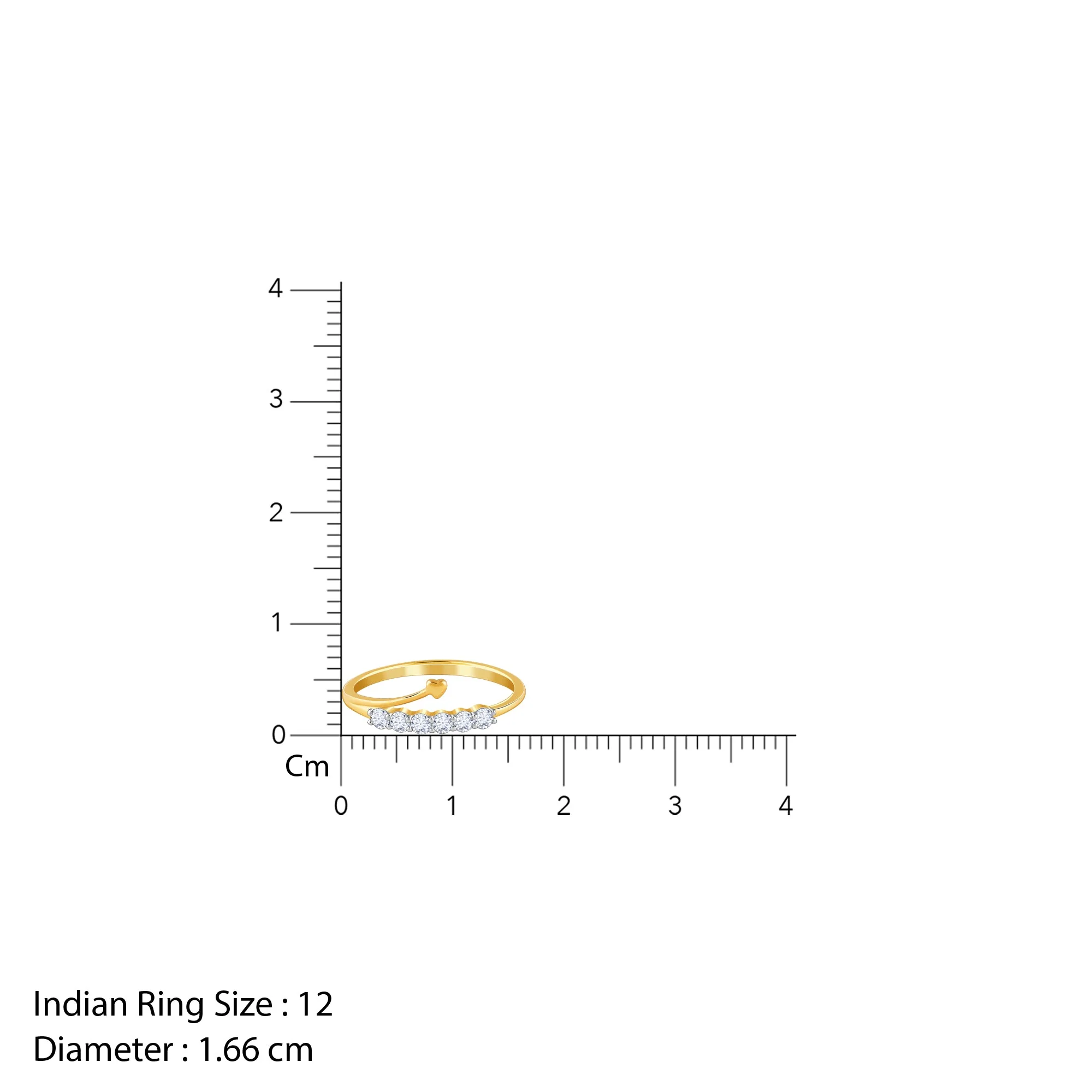 Gold Lovelight Lab Grown Diamond Ring - Image 5