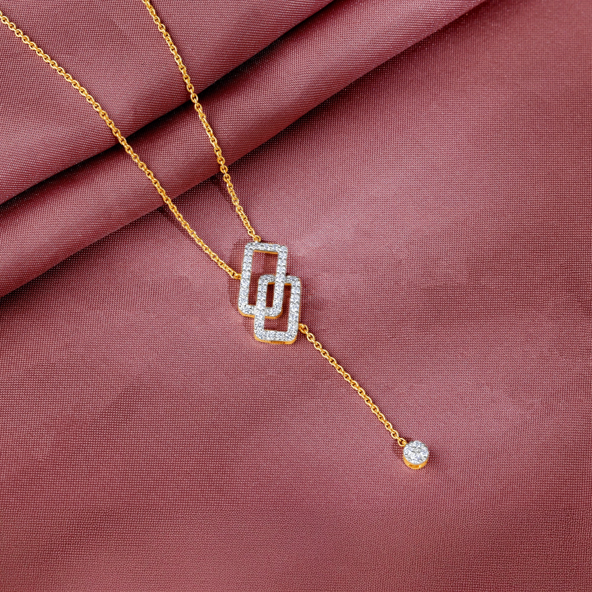 Gold Lovelink Lab Grown Diamond Necklace - Image 2