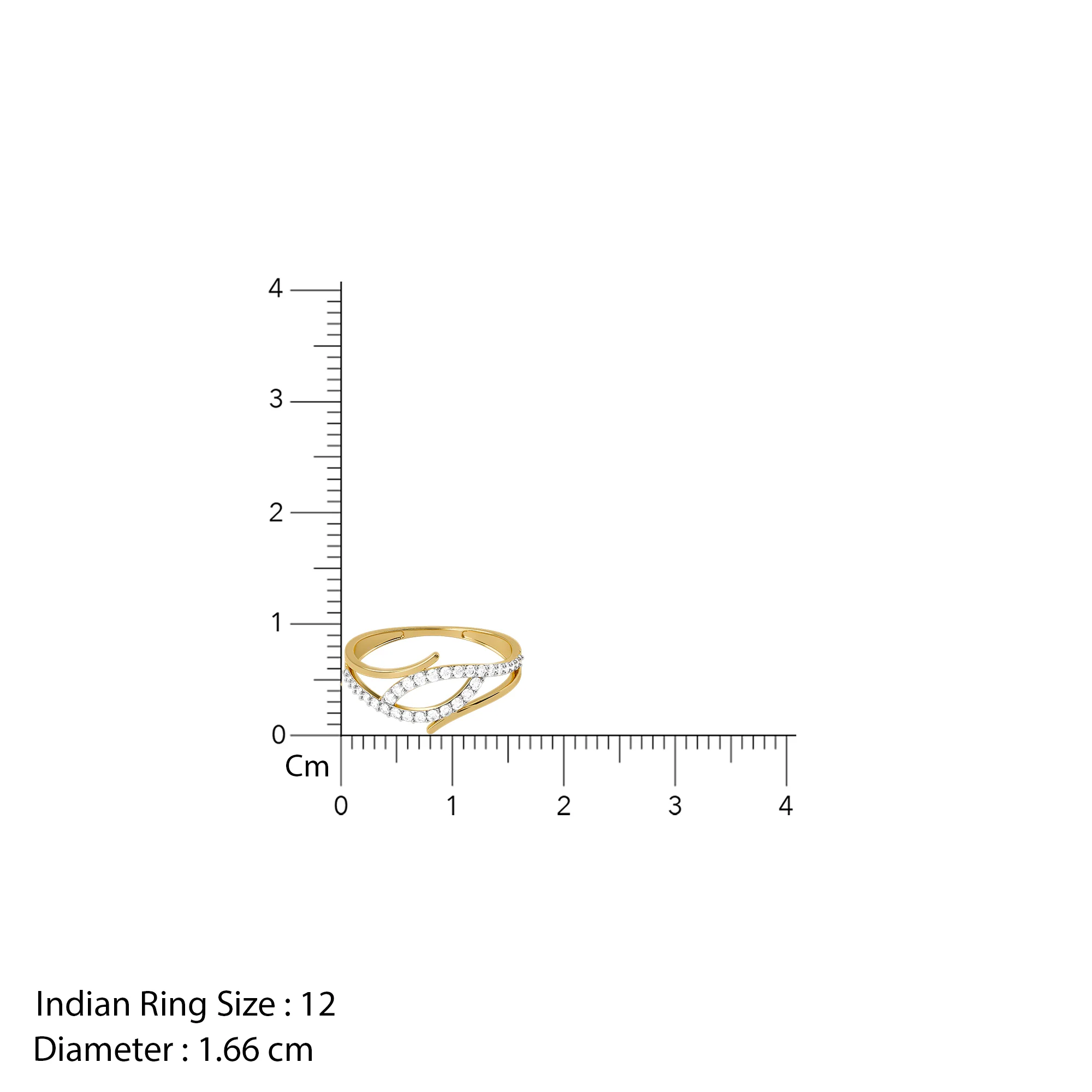 Gold Lumen Gaze Lab Grown Diamond Ring (Size 12) - Image 6