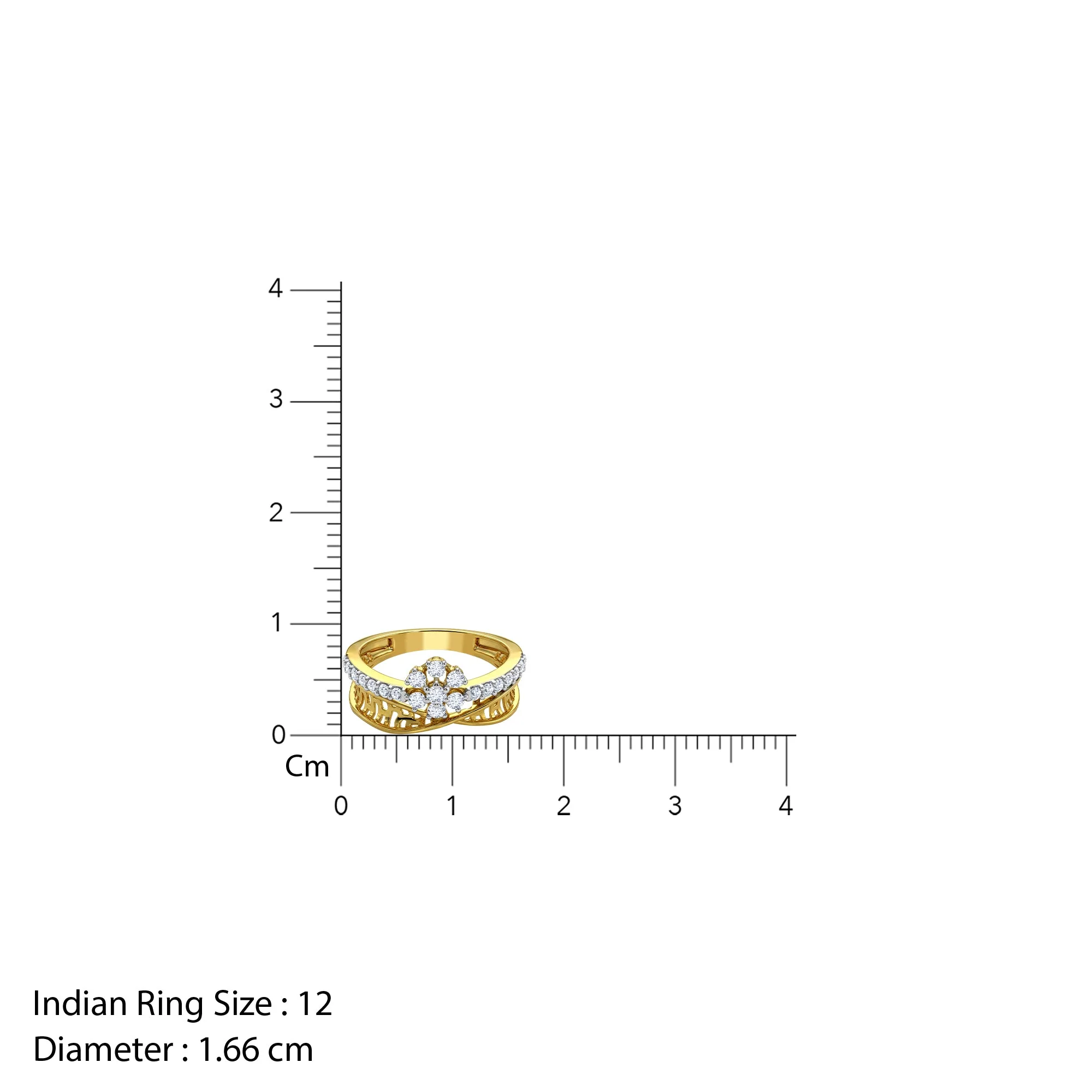 Gold Lyla Lab Grown Diamond Ring (Size 12) - Image 5