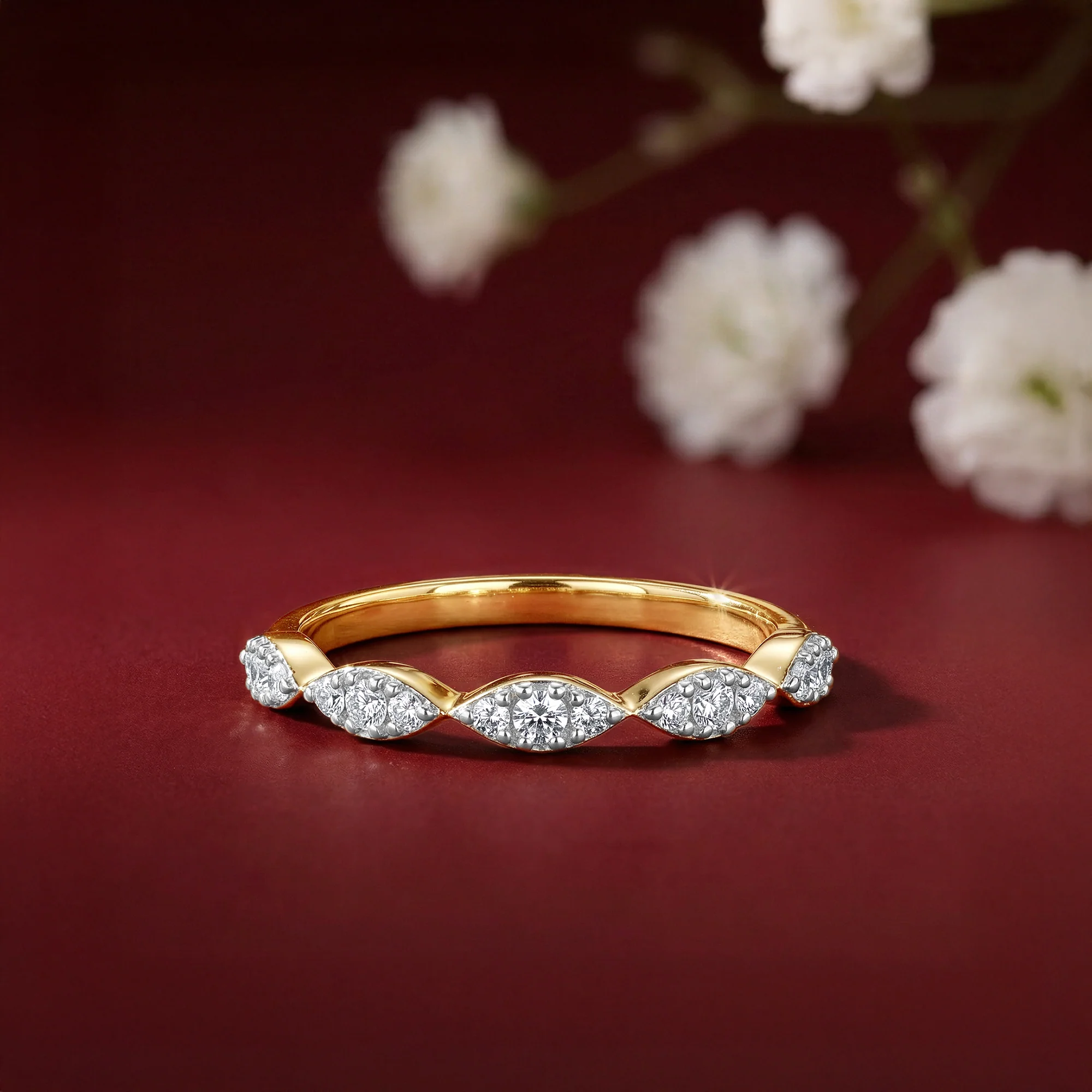 Gold Marea Lab Growm Diamond Ring - Image 2