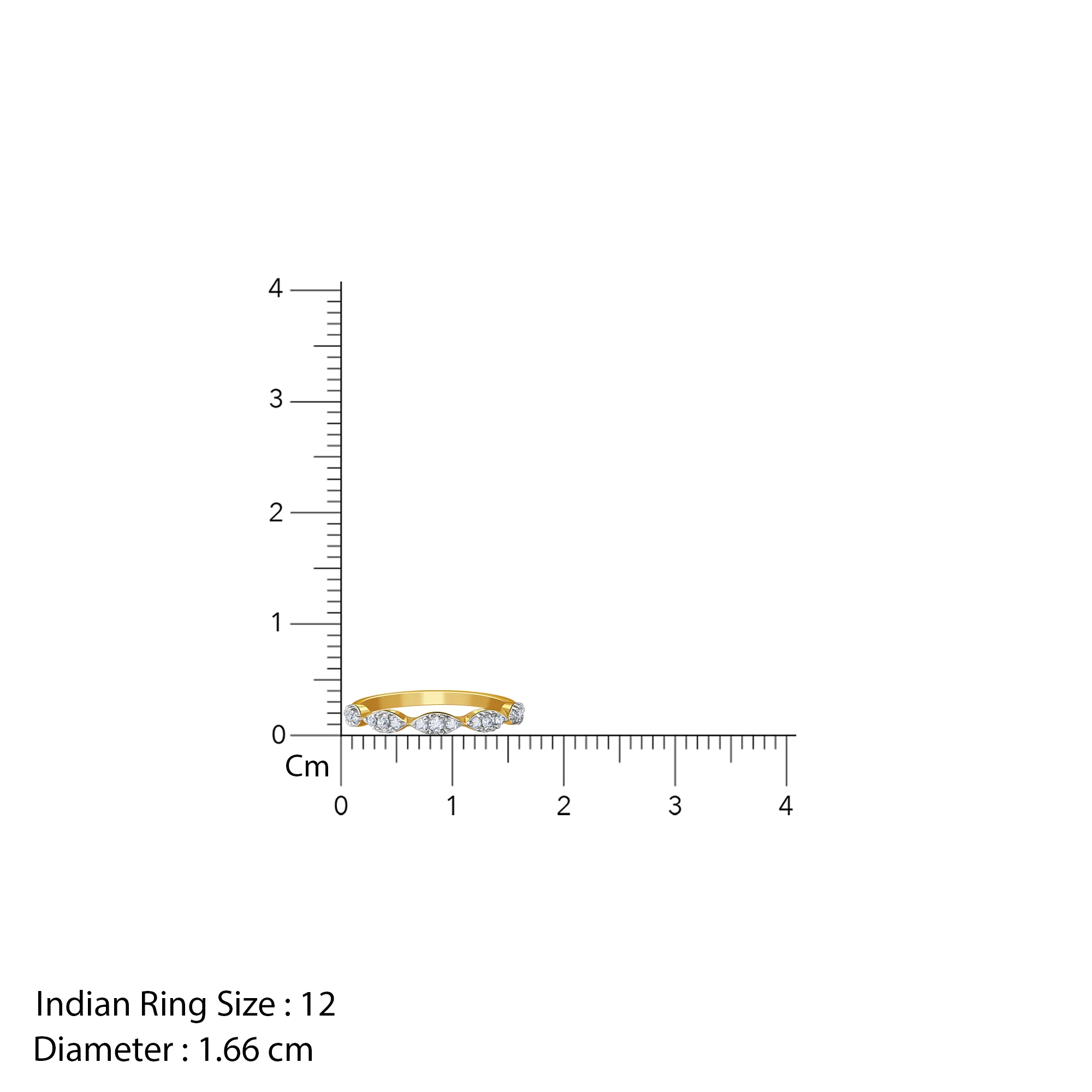 Gold Marea Lab Growm Diamond Ring - Image 6
