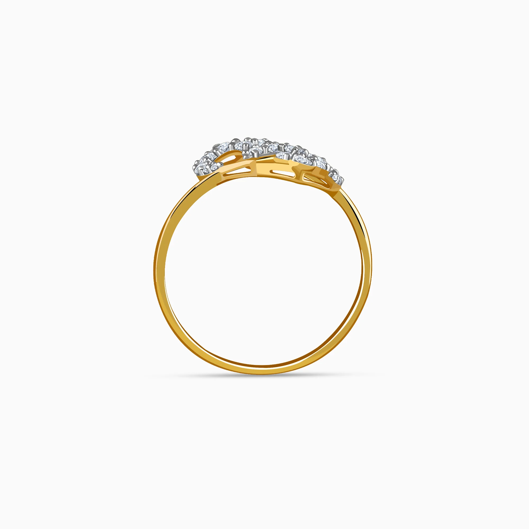 Gold Memorable Love Lab Grown Diamond Ring (Size 12) - Image 5