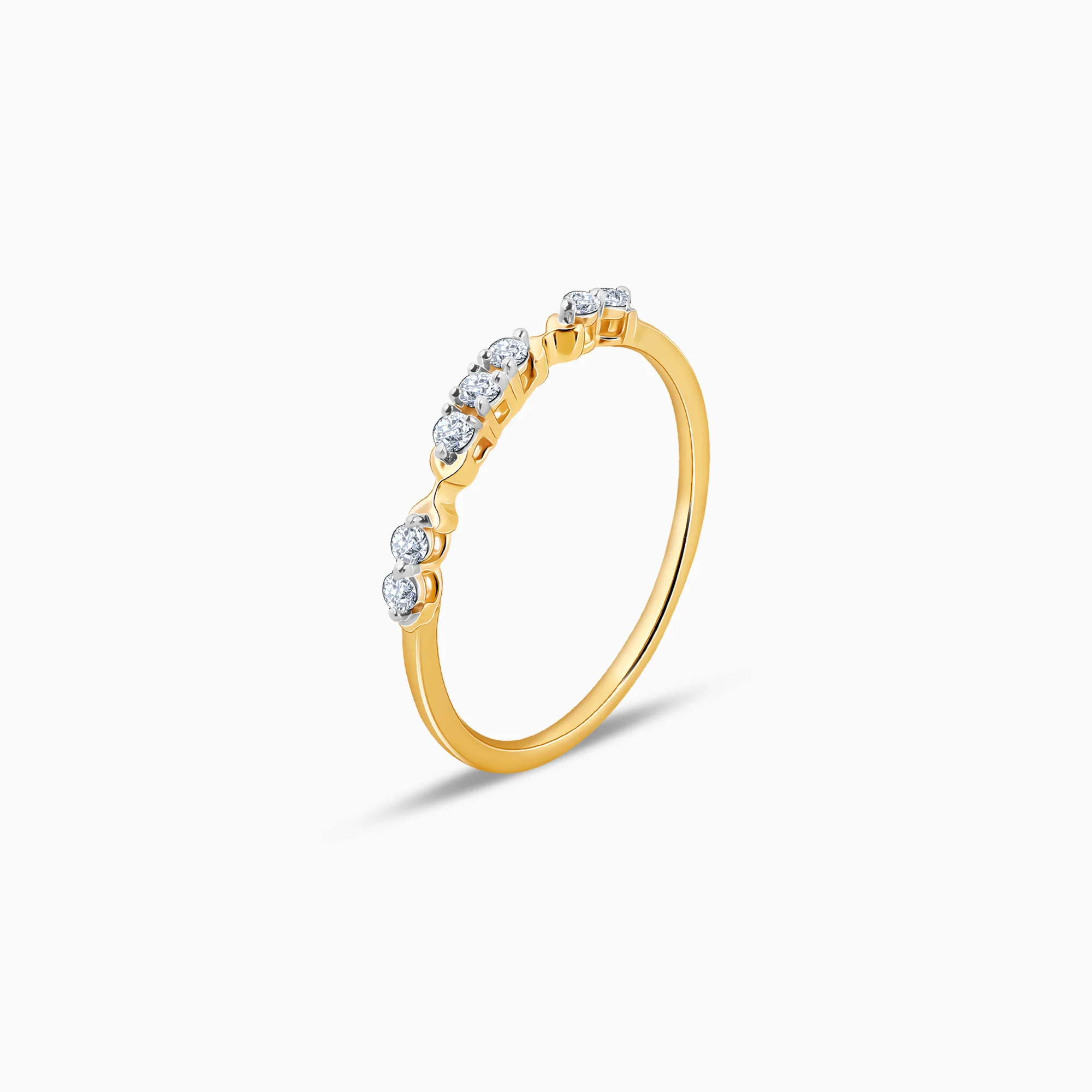 Gold Merger Diamond Ring - Image 4