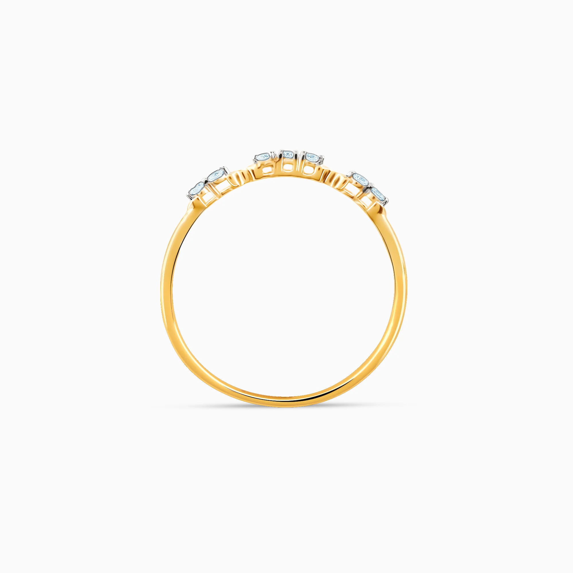 Gold Merger Diamond Ring - Image 5