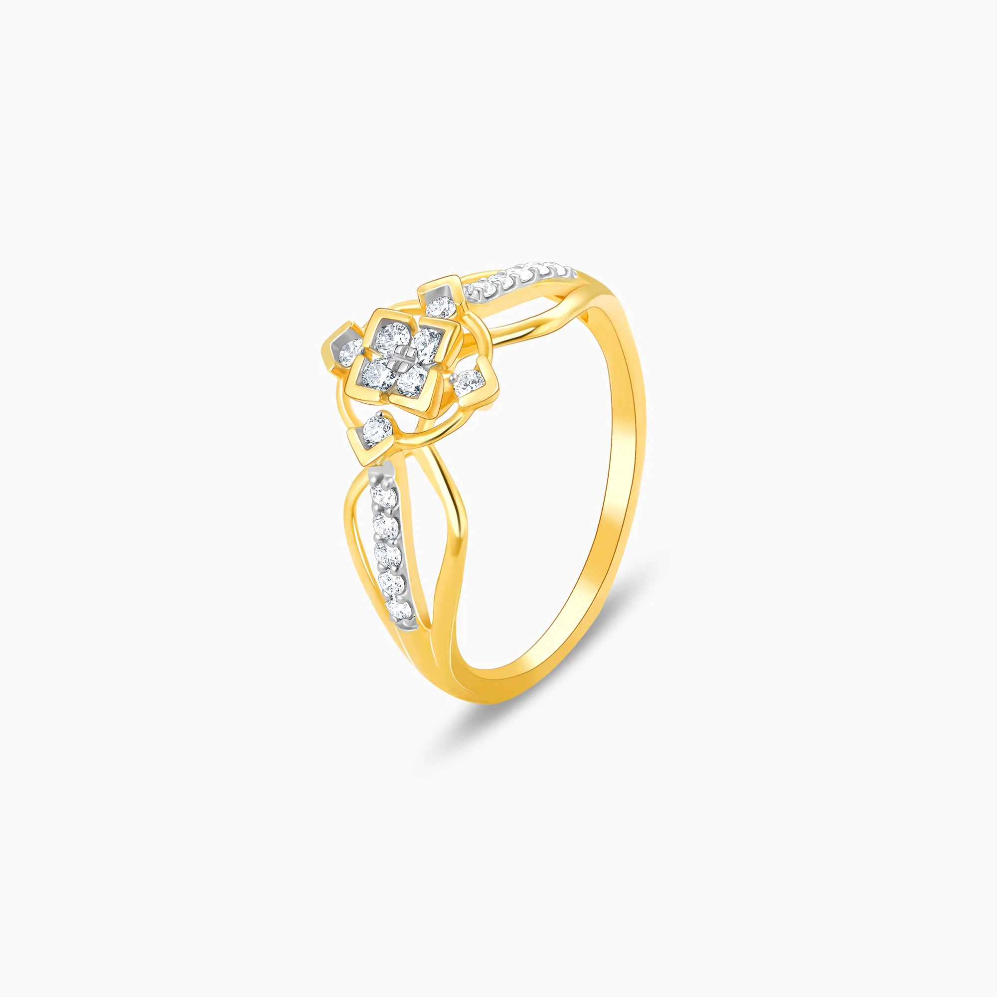 Gold Majestic Elegance Diamond Ring - Image 4