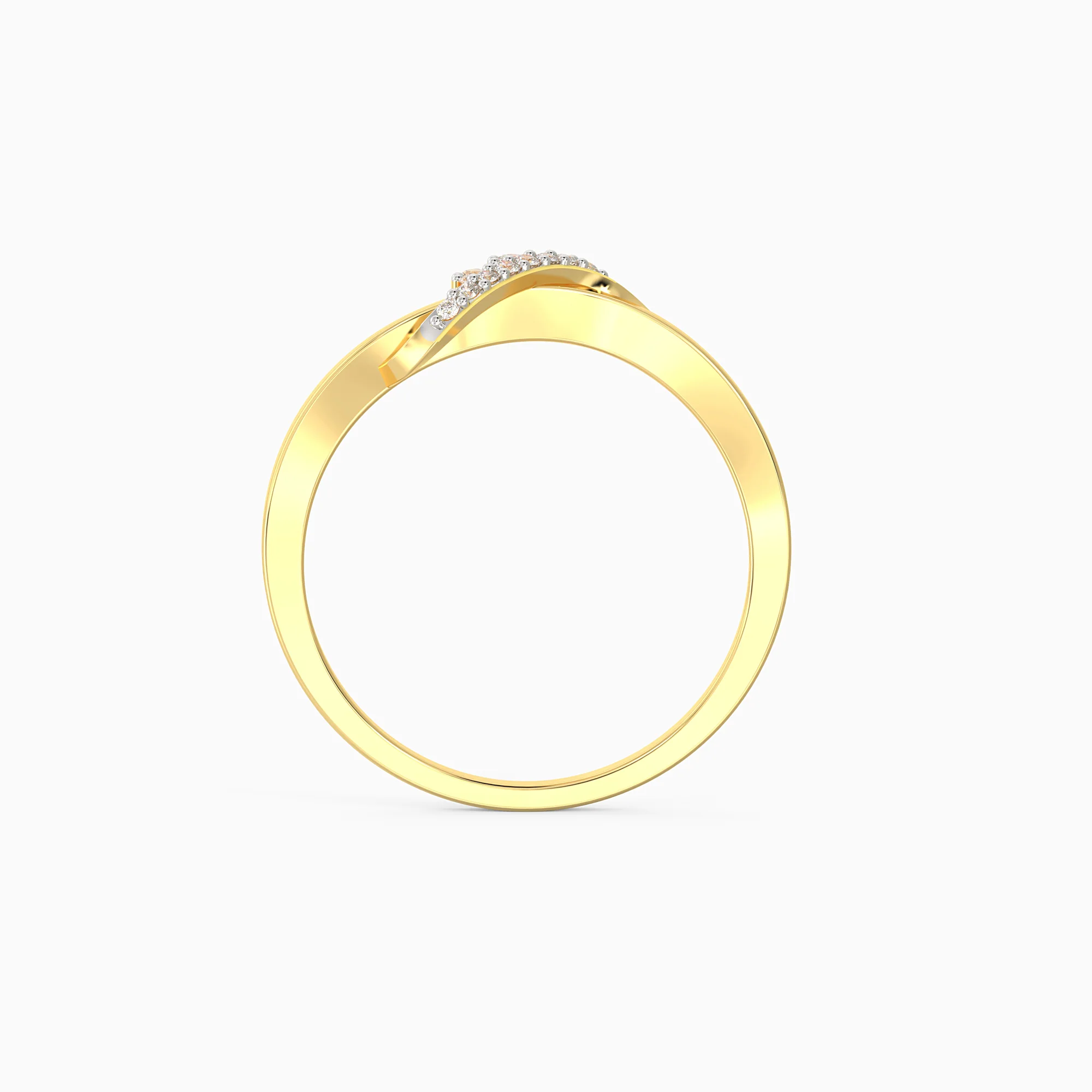 Gold Ocean's Flow Diamond Ring - Image 6