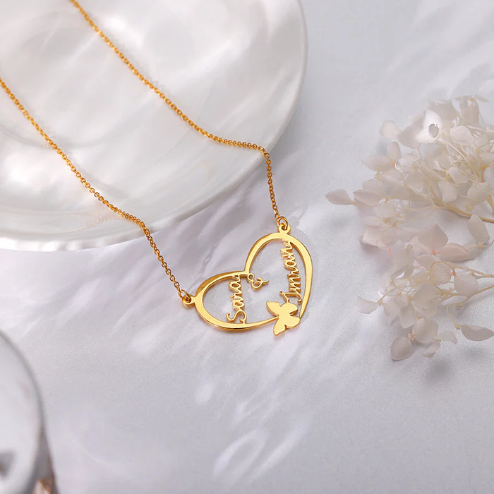 Gold Personalised Forever Yours Pendant - Image 3