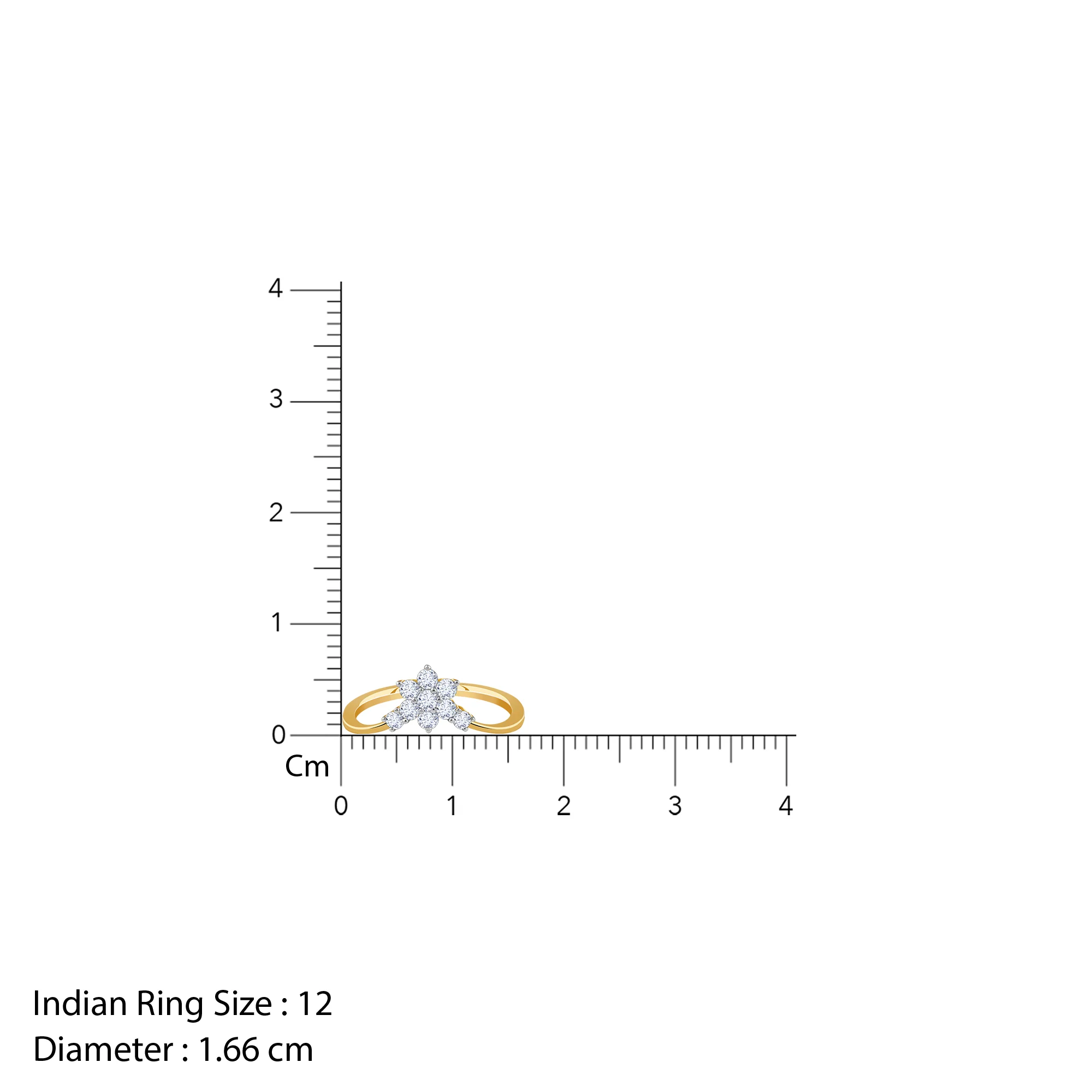 Gold Pieris Lab Grown Diamond Ring - Image 6