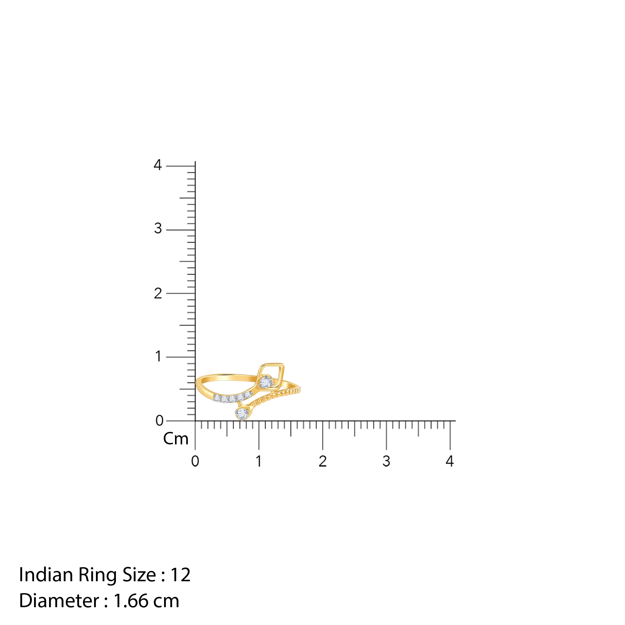 Gold Prism Aura Lab Grown Diamond Ring - Image 6