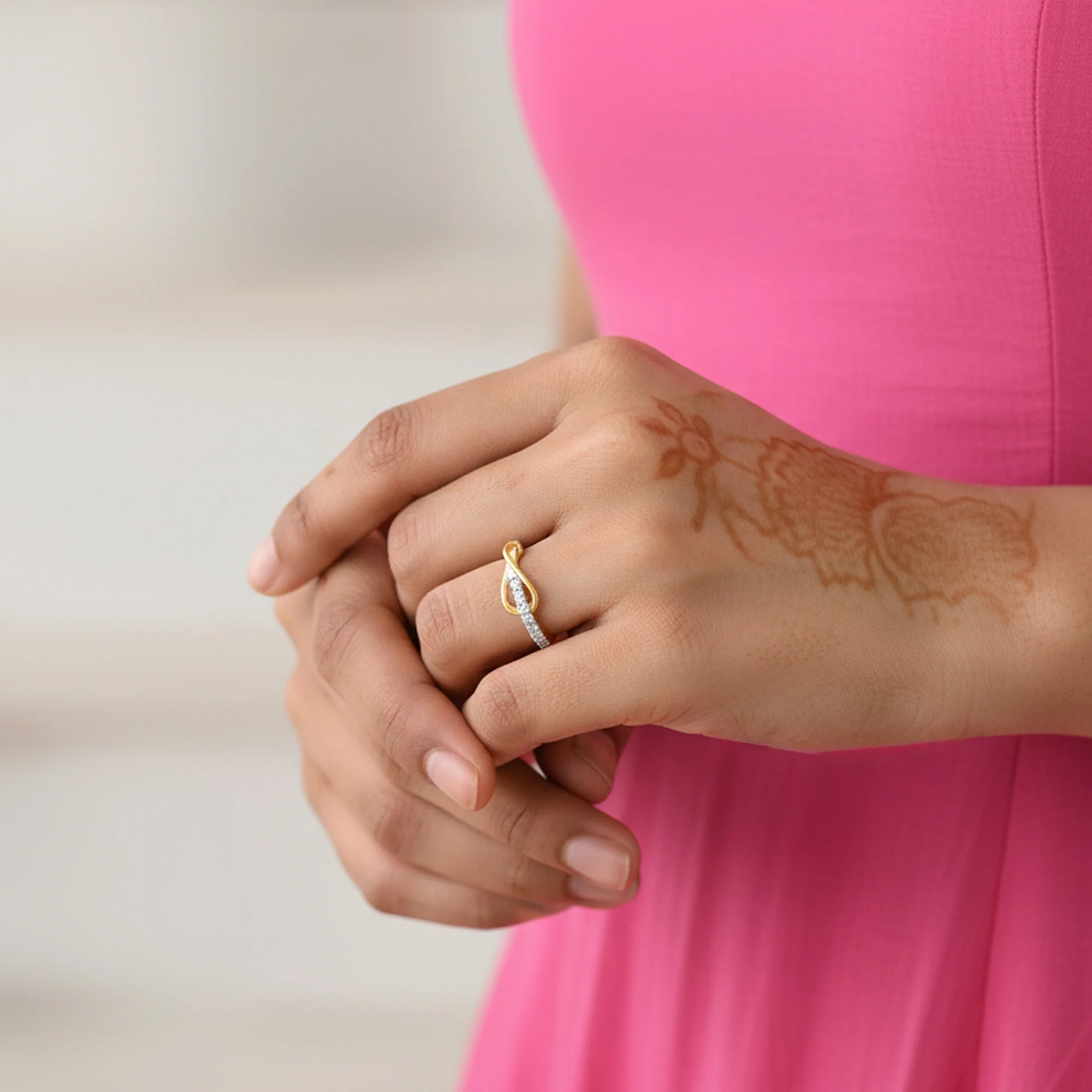 Gold Regal Rise Lab Grown Diamond Ring - Image 3