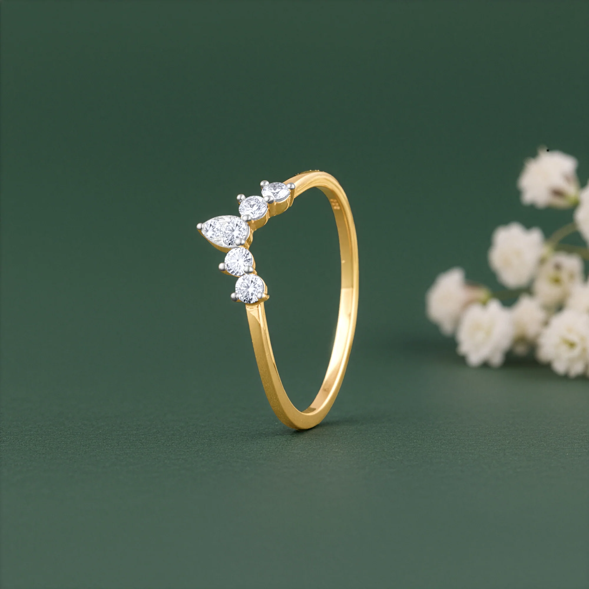 Gold Regalia Lab Grown Diamond Ring - Image 2