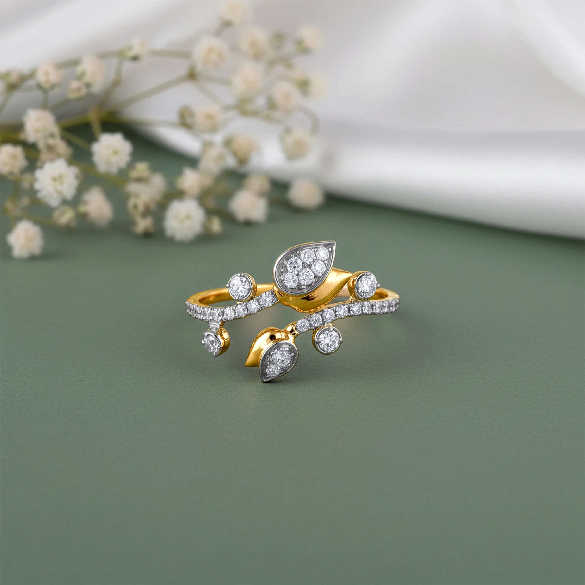 Gold Reverie Lab Grown Diamond Ring (Size 12) - Image 2