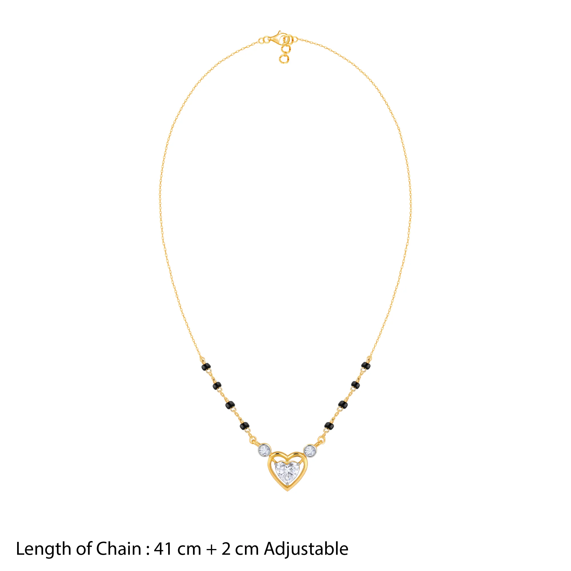 Gold Sacred Nuptials Lab Grown Diamond Mangalsutra - Image 5