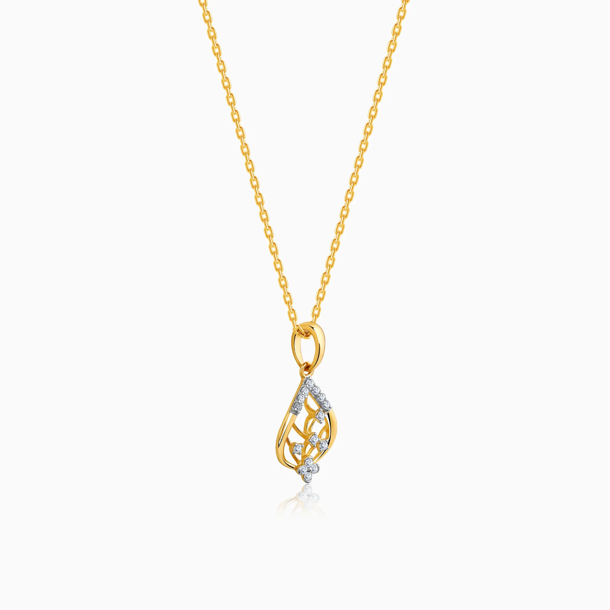 Gold Satomi Diamond Pendant - Image 4