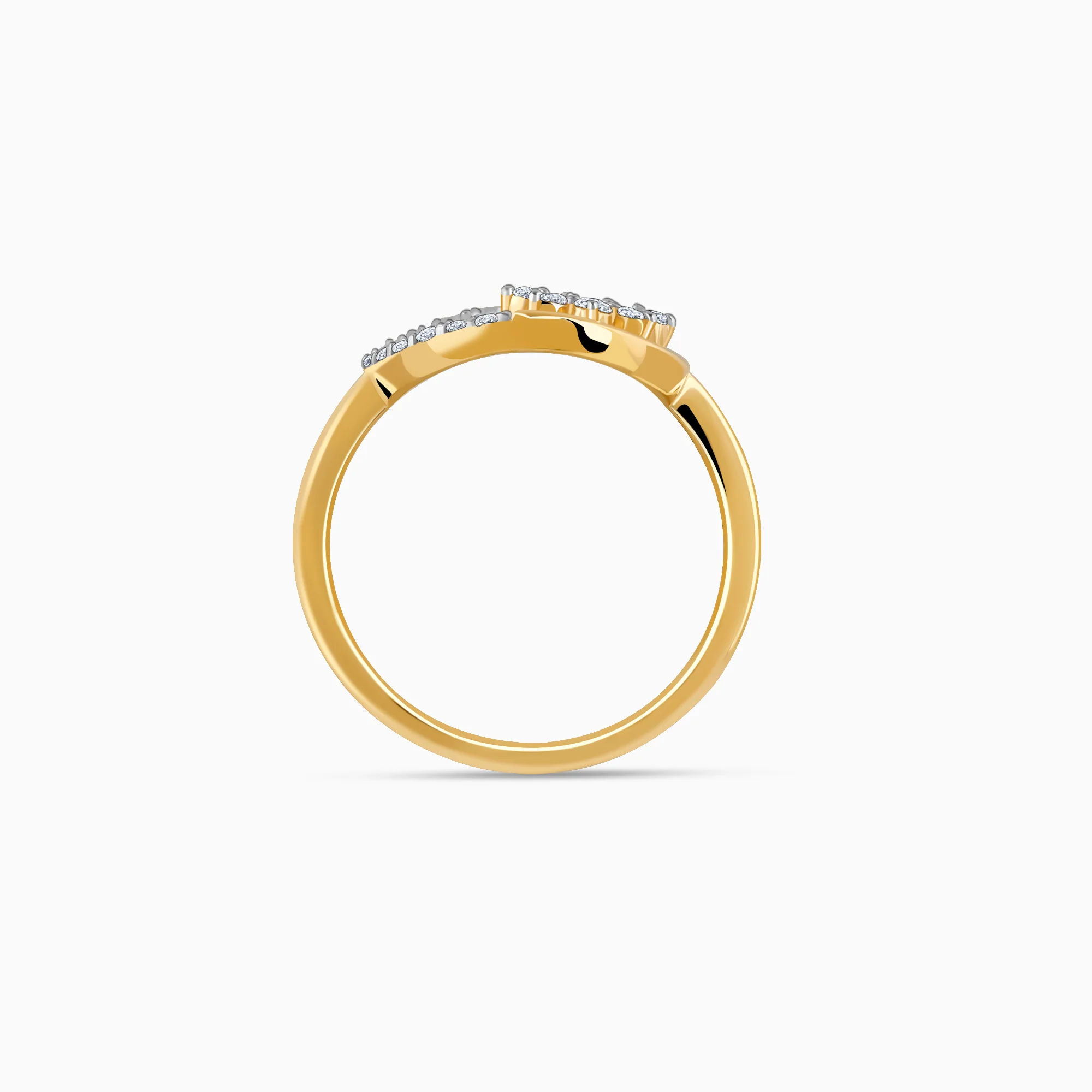 Gold Serene Flora Diamond Ring - Image 5
