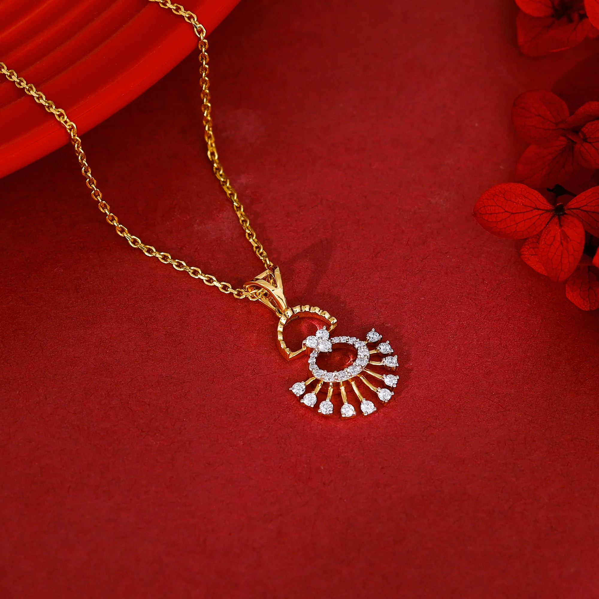 Gold Serene Moments Lab Grown Diamond Pendant - Image 2