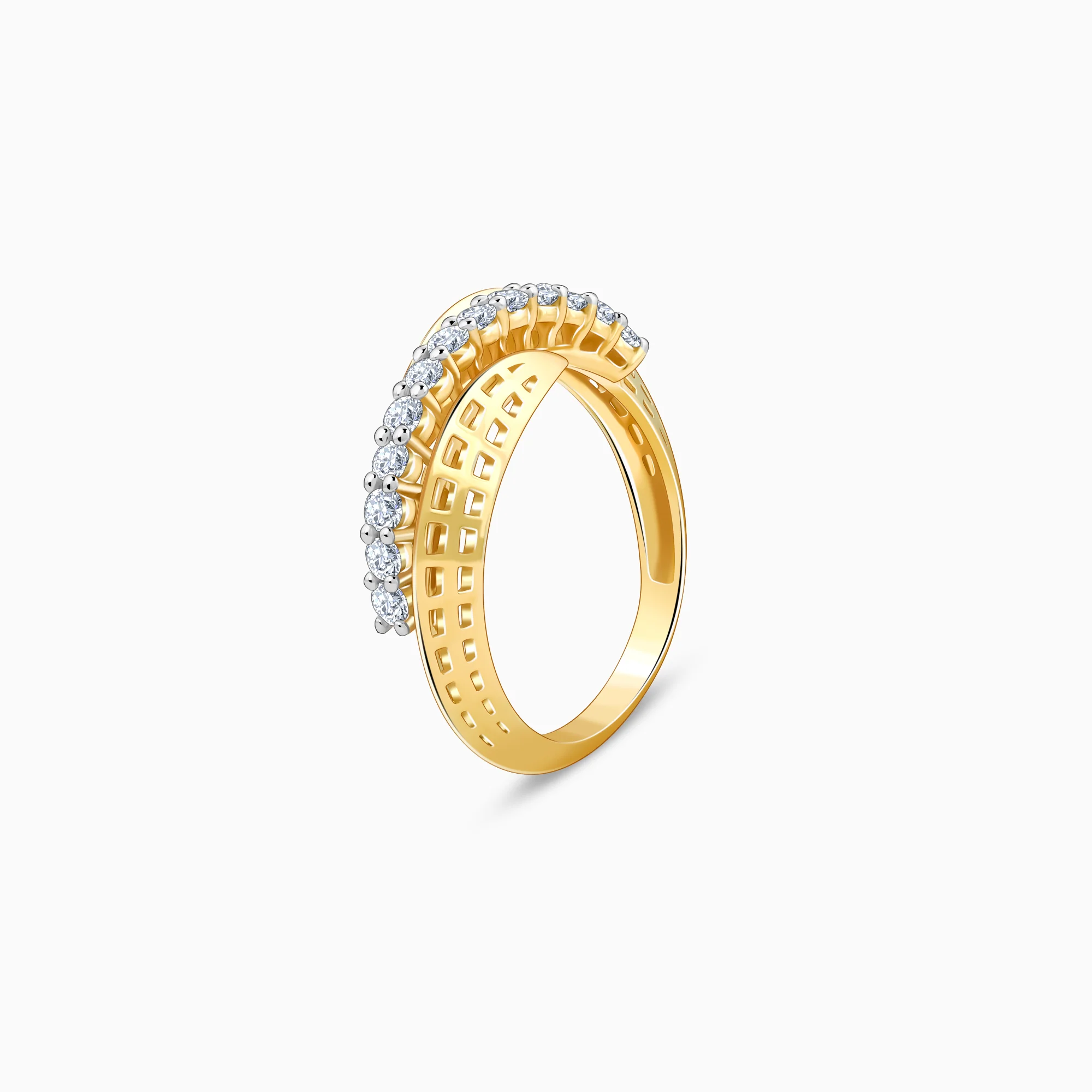 Gold Shimmering Moments Lab Grown Diamond Ring - Image 4