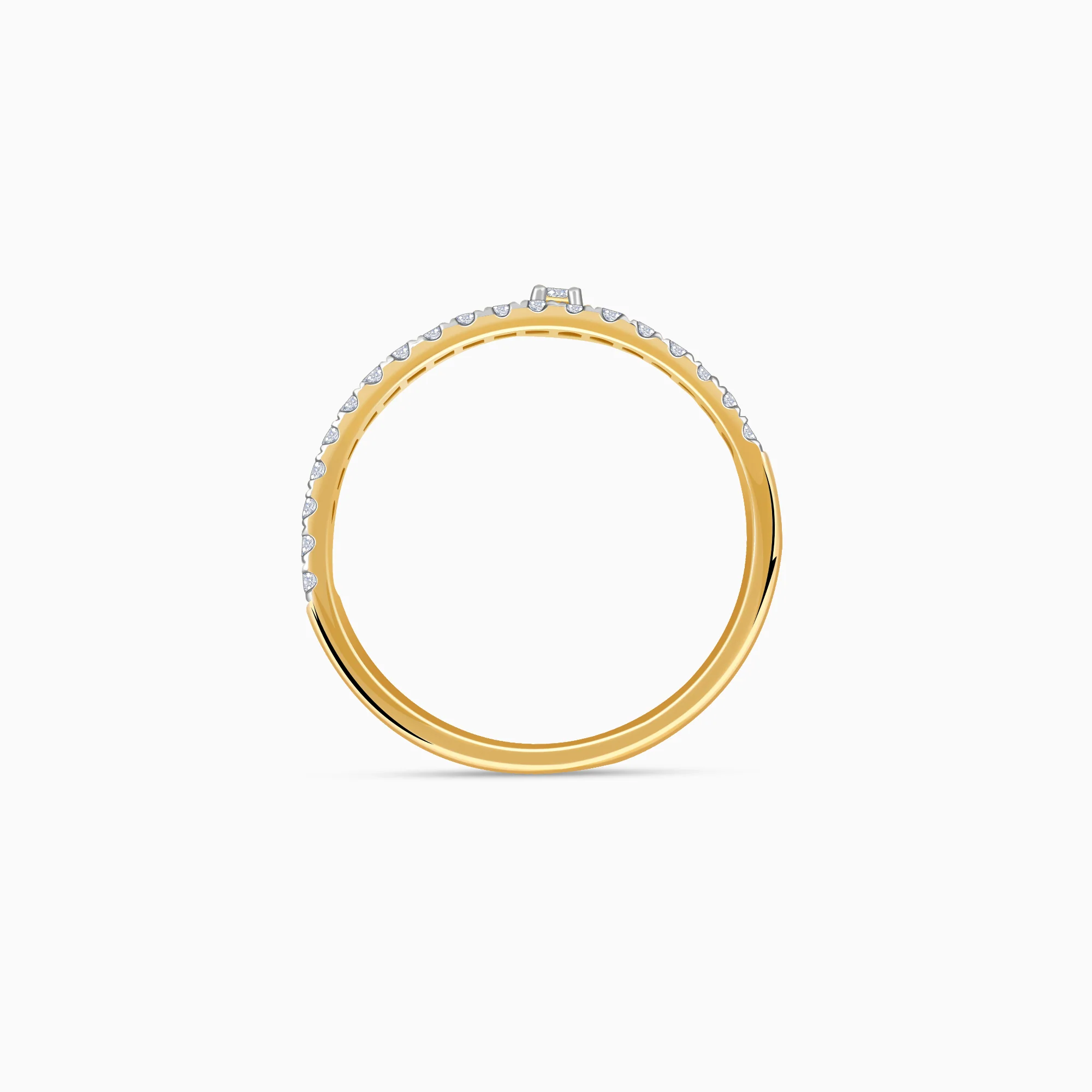 Gold Shine Lab Grown Diamond Ring - Image 5