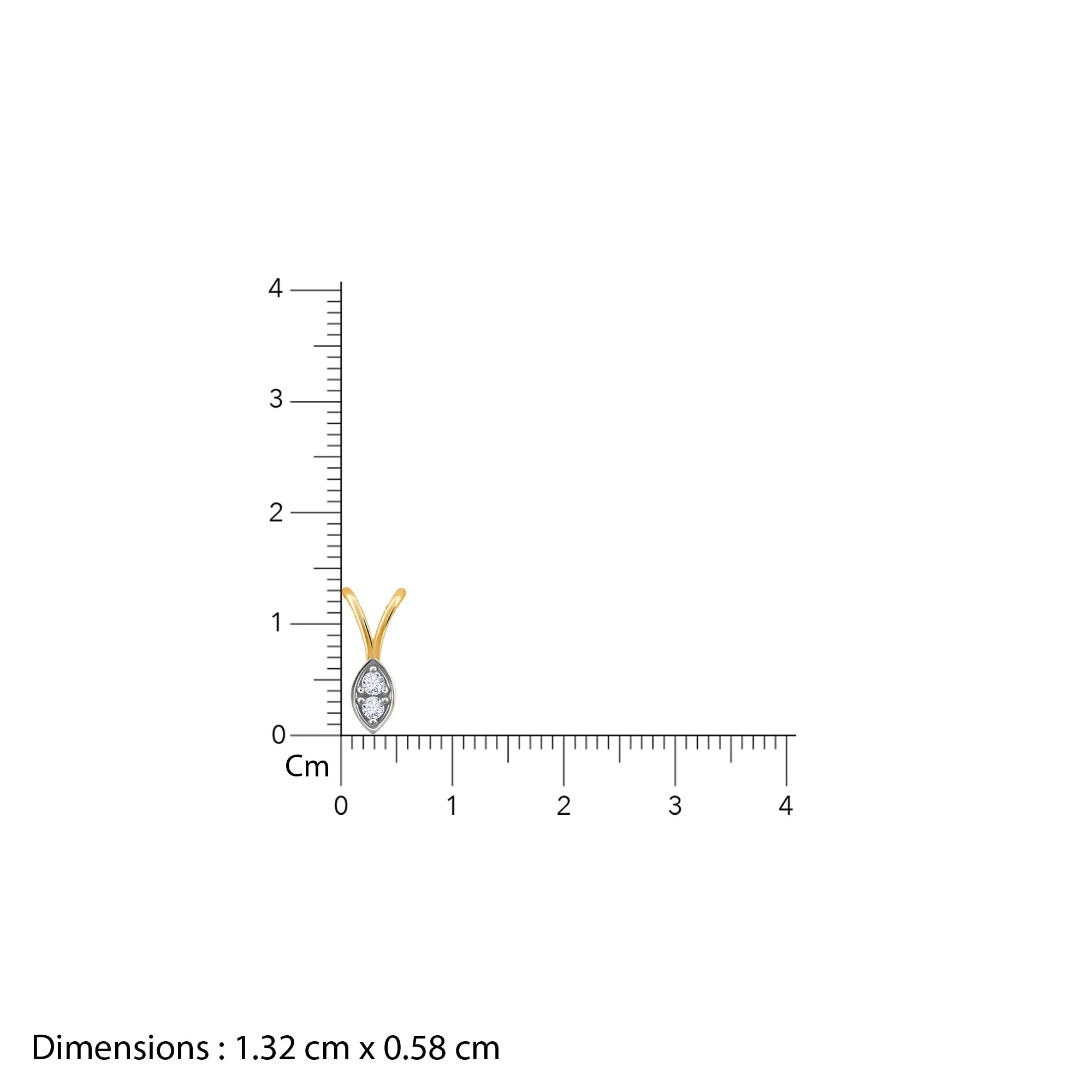 Gold Simply Diamond Pendant - Image 6