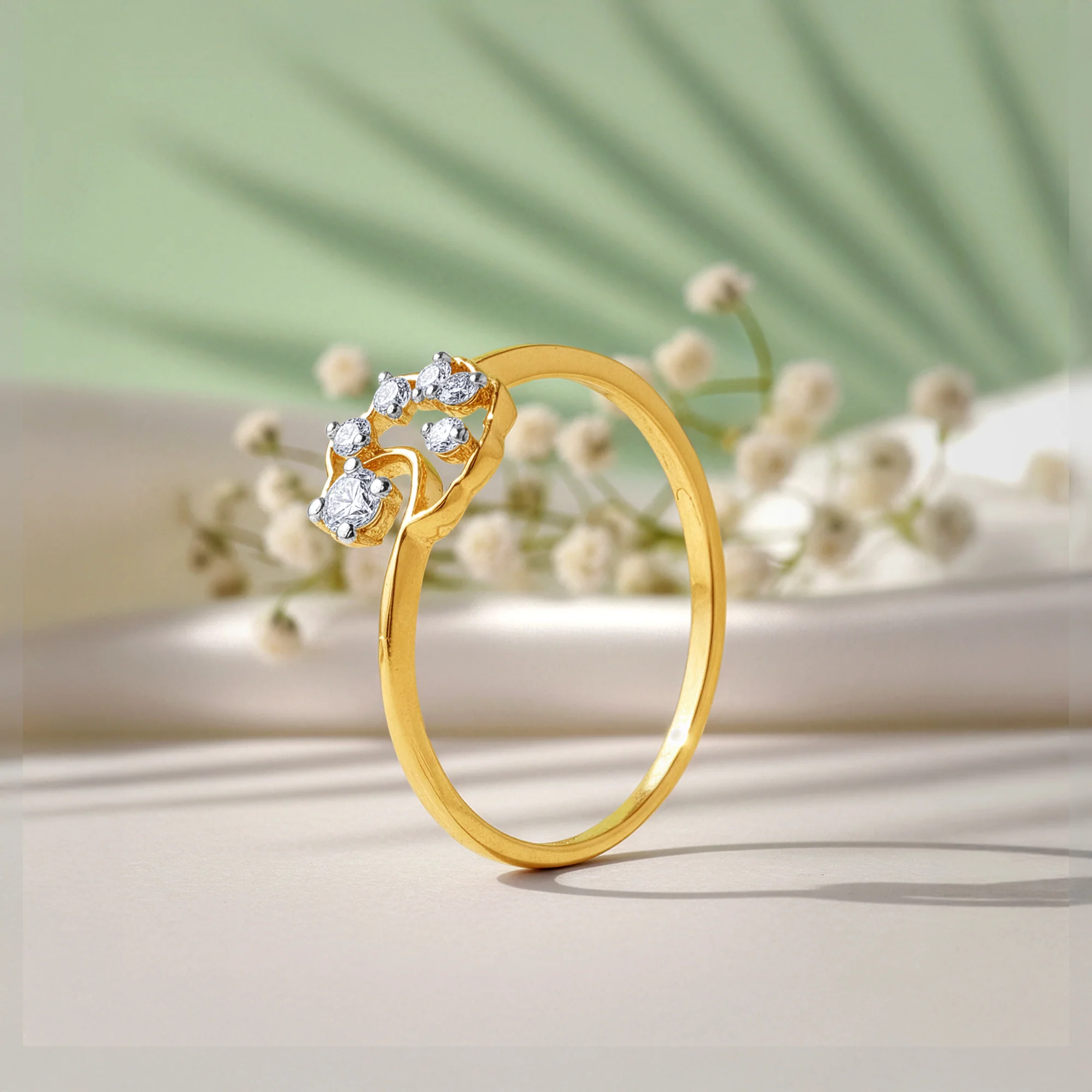 Gold Starry Glow Lab Grown Diamond Ring - Image 2