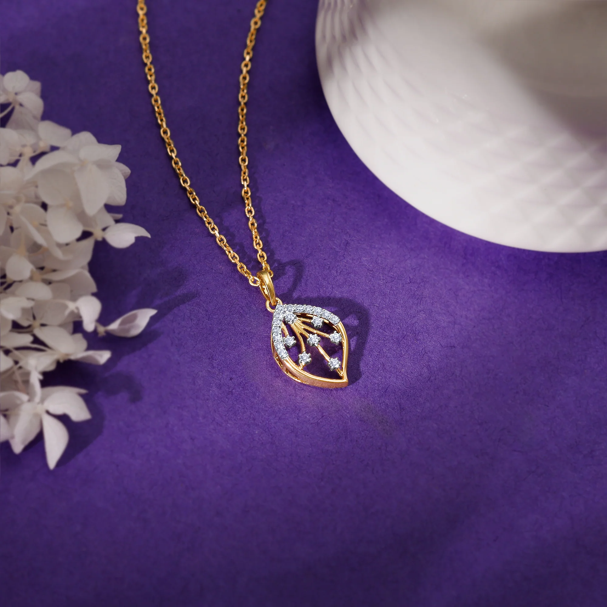 Gold Sublime Diamond Pendant - Image 2