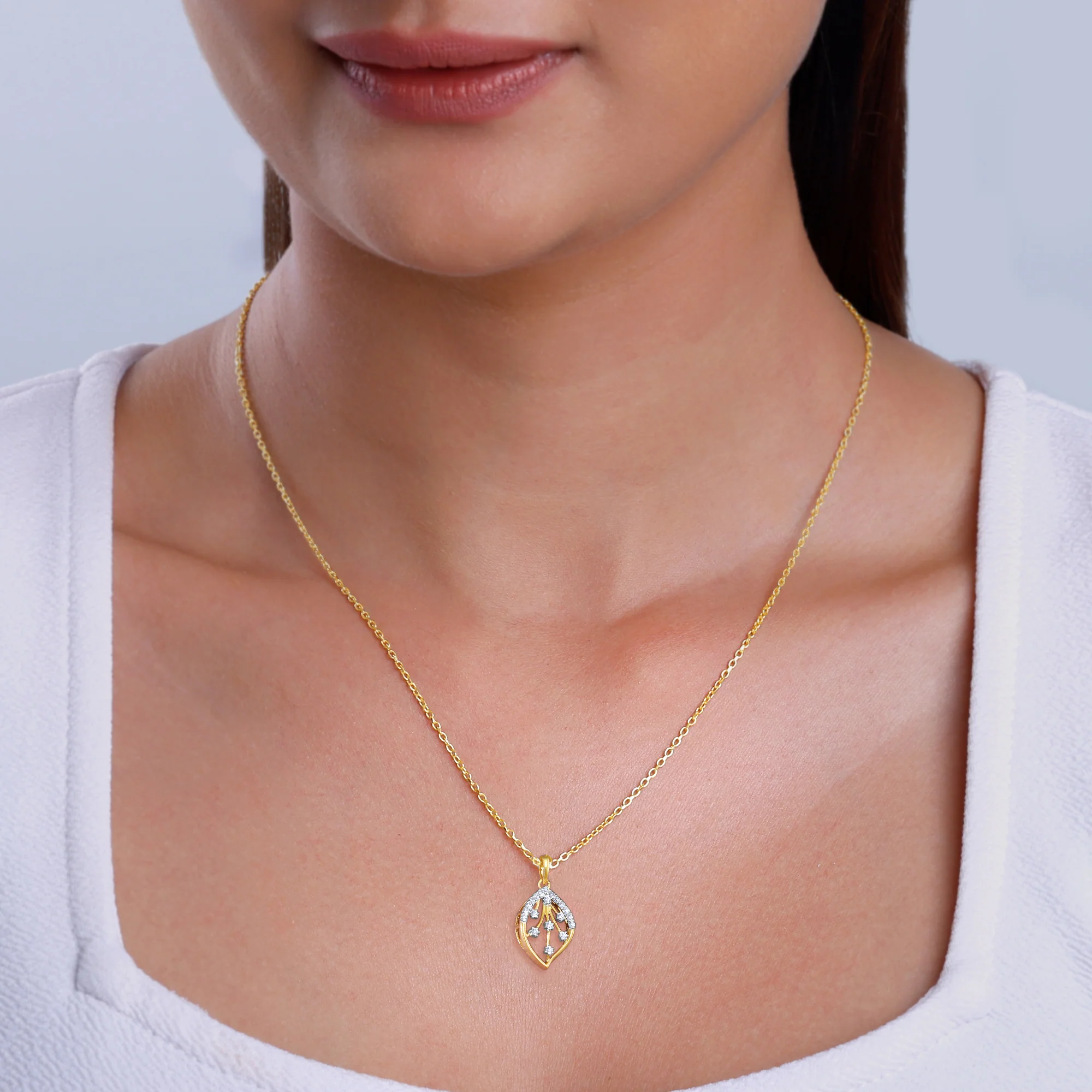 Gold Sublime Diamond Pendant - Image 3