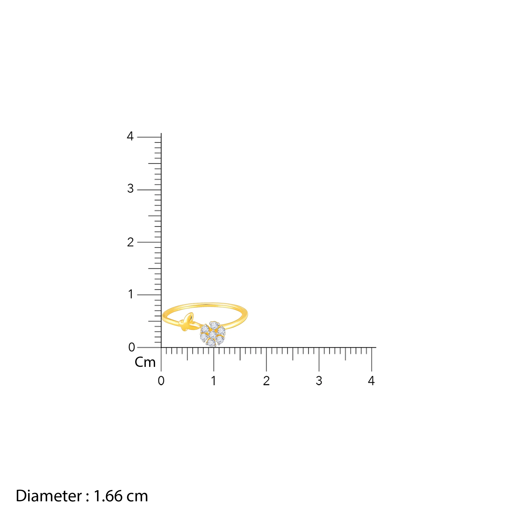 Gold Sweet Nectar Diamond Ring - Image 6
