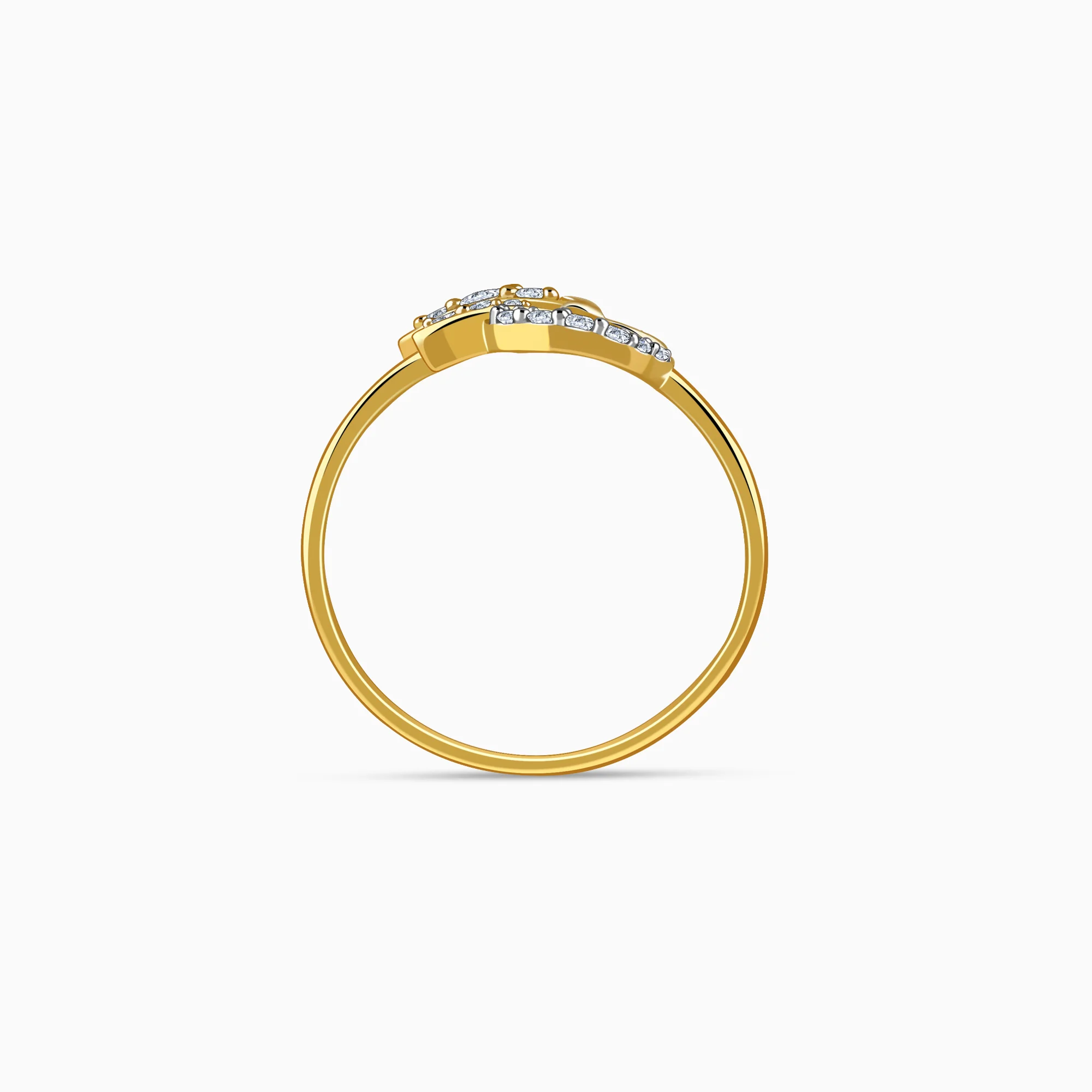 Gold Tria Bloom Lab Grown Diamond Ring (Size 12) - Image 5