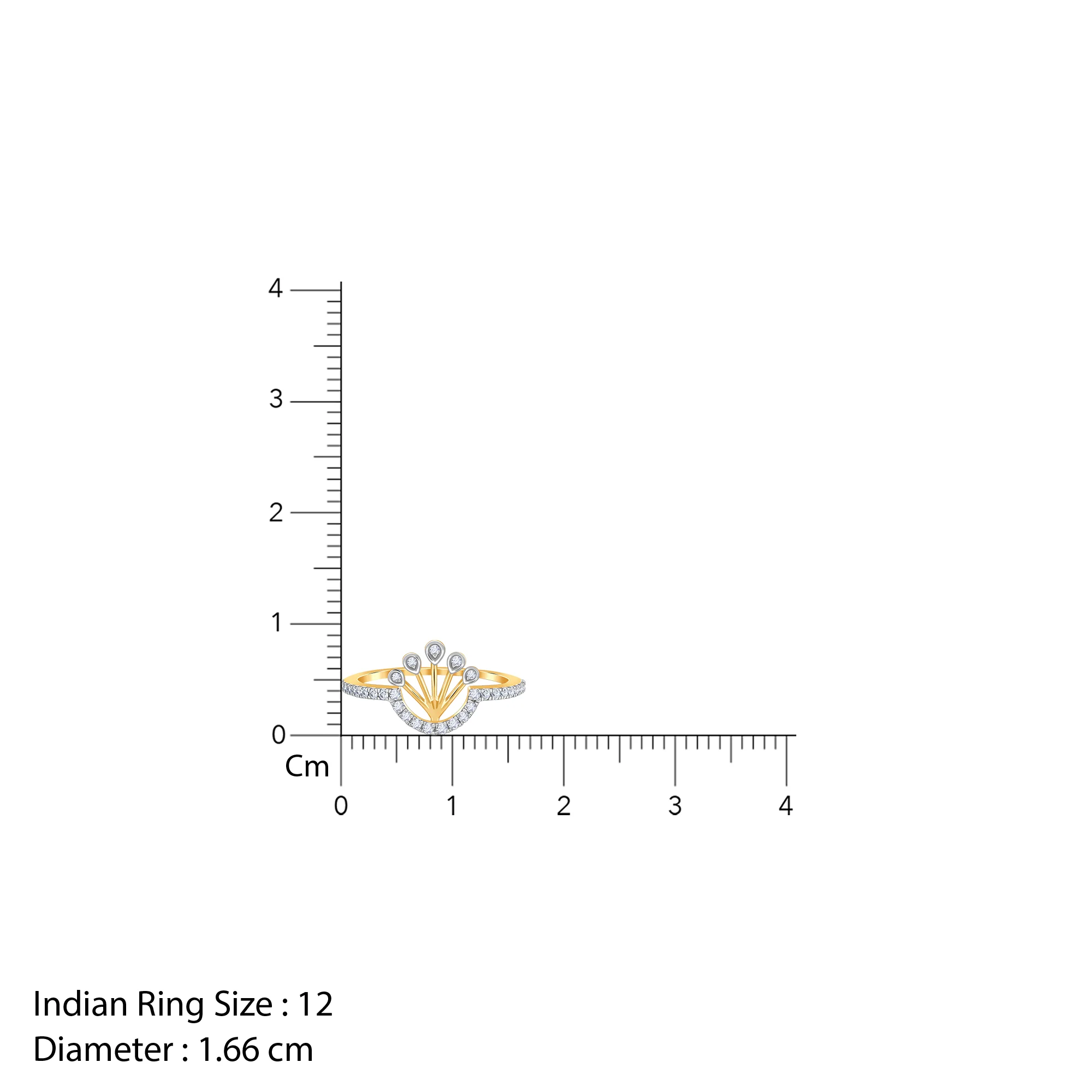 Gold Twinkle Throne Lab Grown Diamond Ring - Image 6