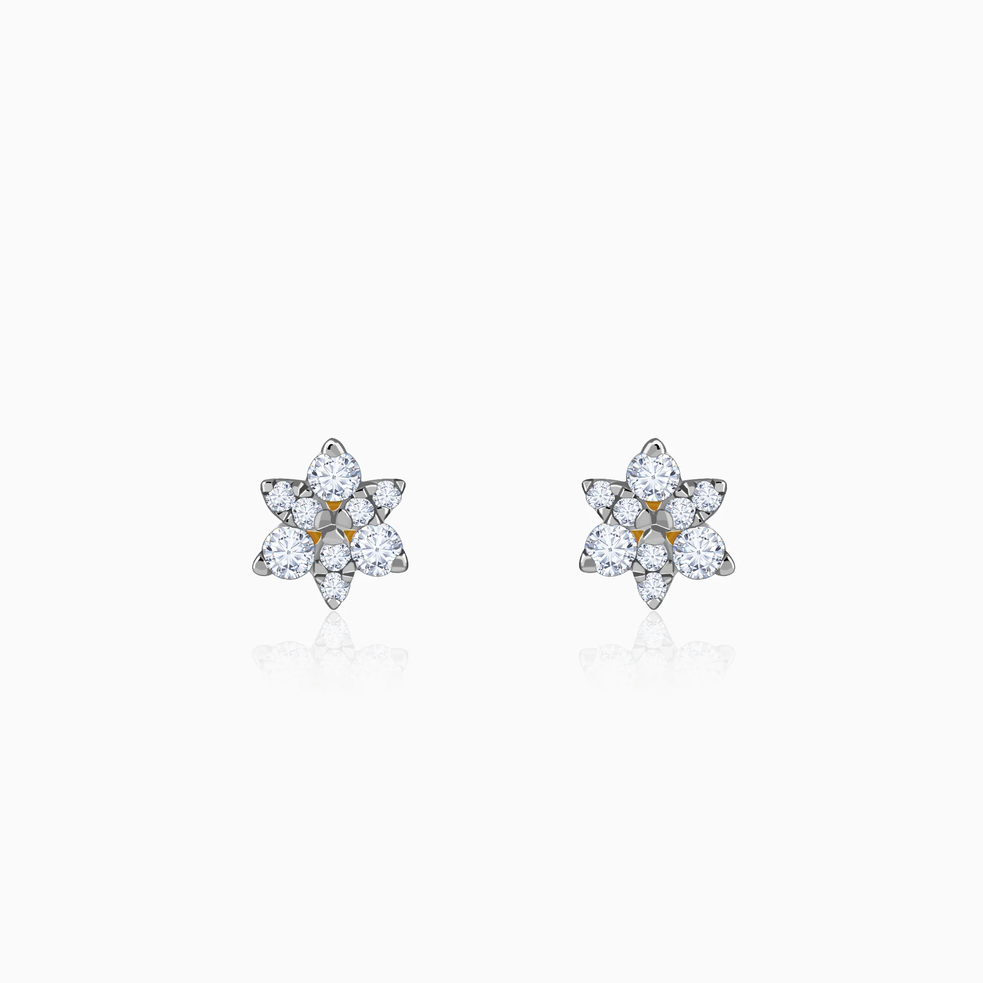 Gold Vespera Lab Grown Diamond Earrings