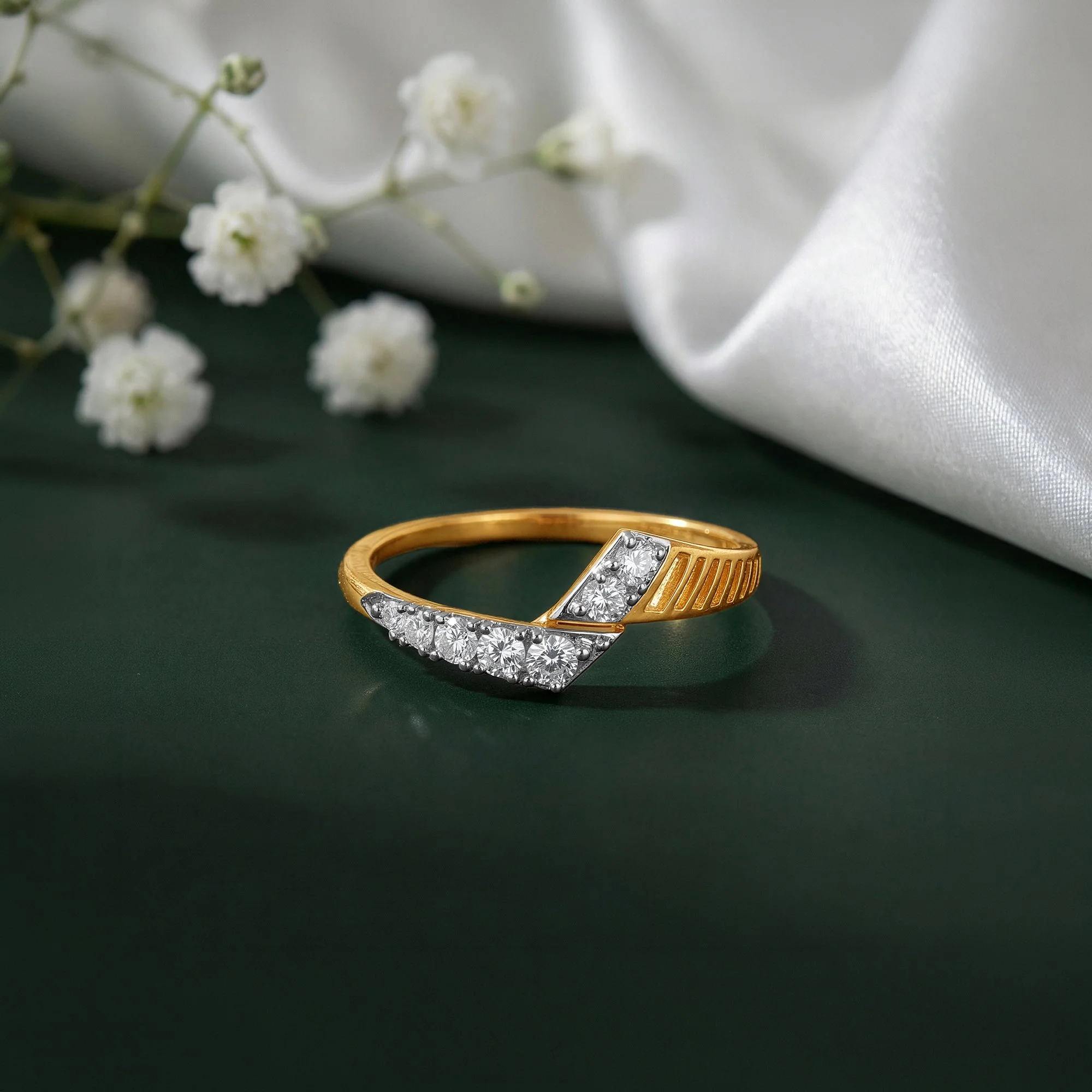 Gold Violette Lab Grown Diamond Ring (Size 12) - Image 2