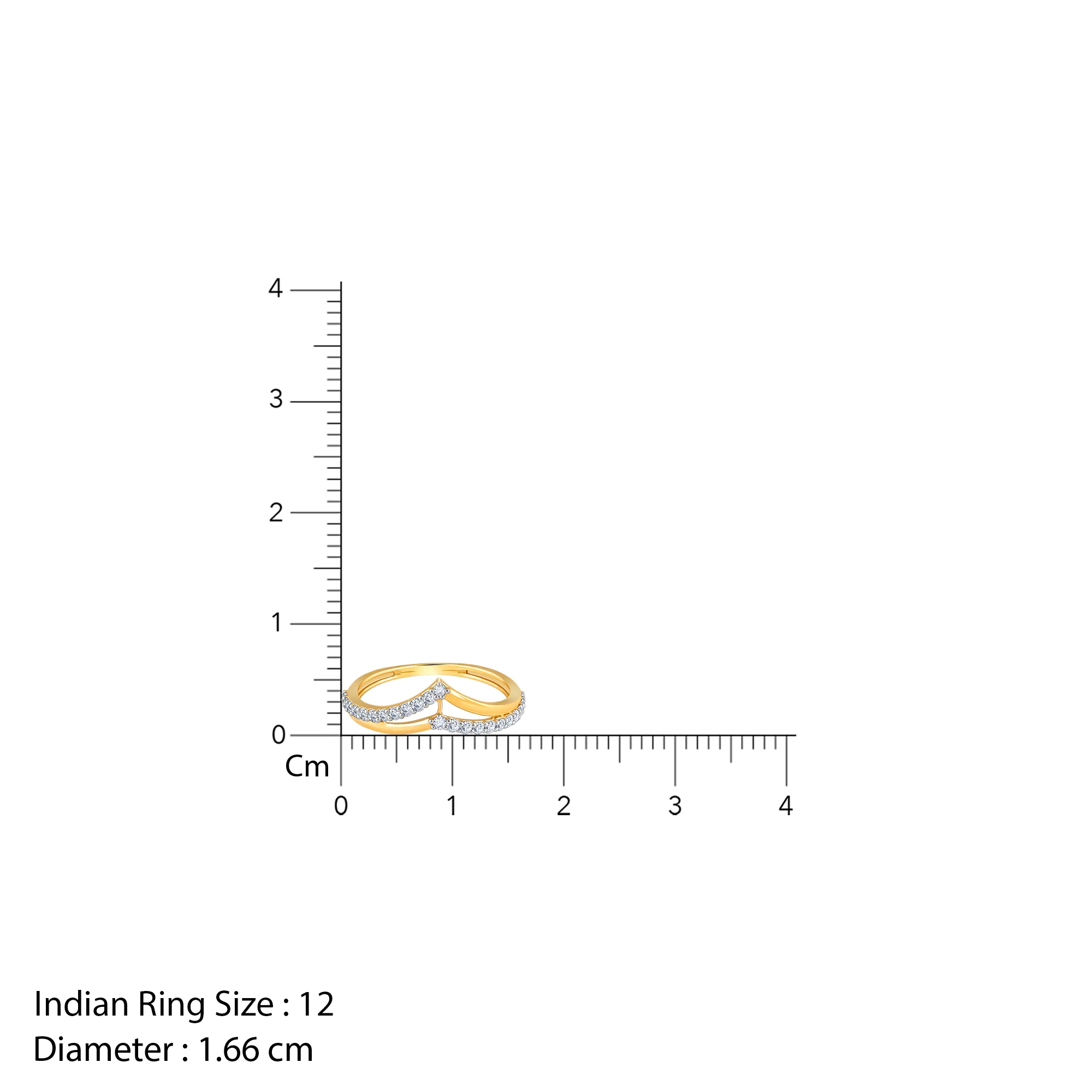 Gold Vividia Lab Grown Diamond Ring - Image 6