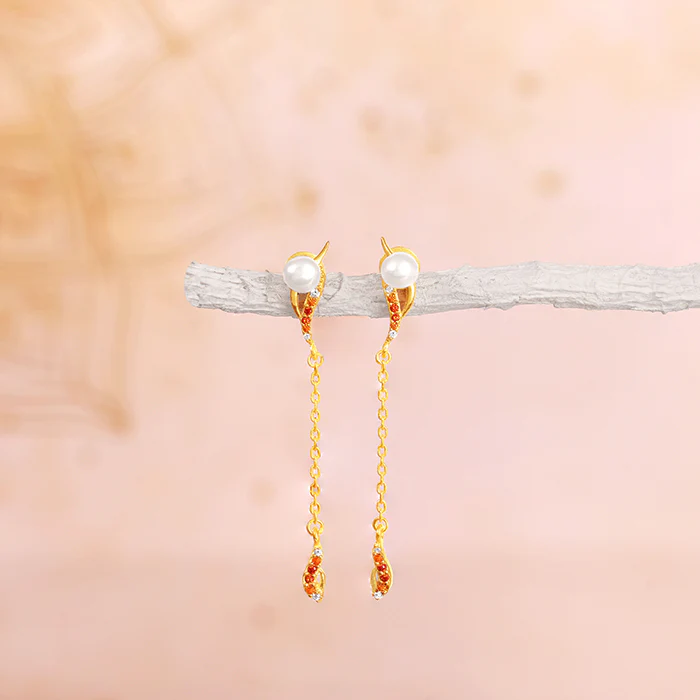 Golden Aine Earrings - Image 2