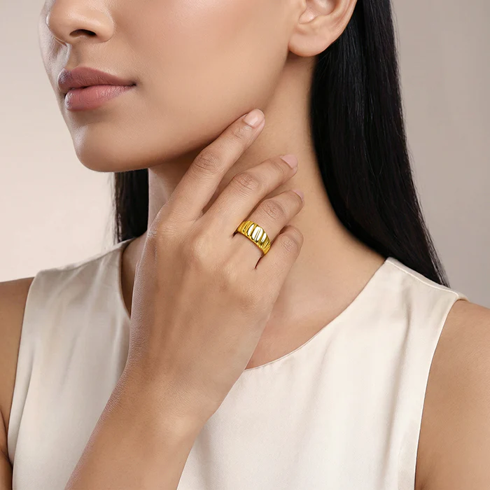 Golden Aura Rays Ring (Size 12) - Image 3