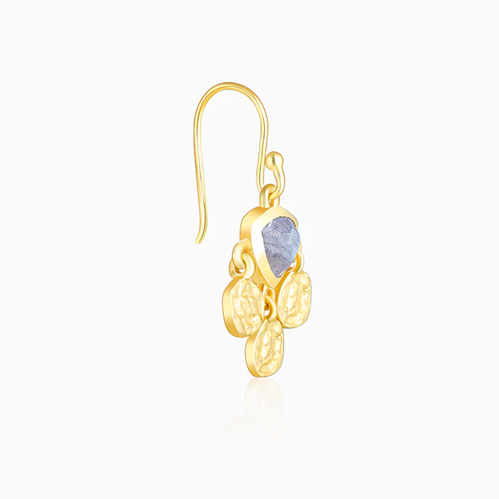 Golden Chalcedony Dangler Earrings - Image 4