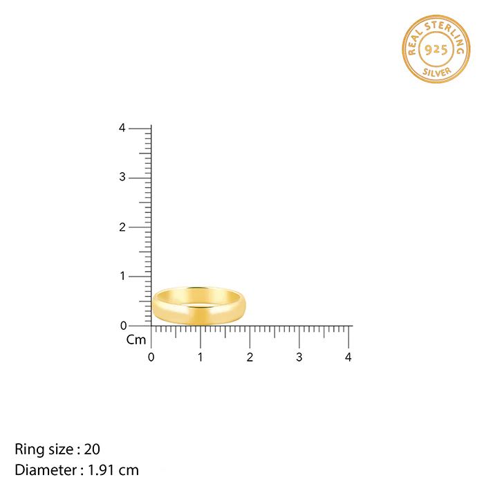 Golden Classic Band For Him - Image 7