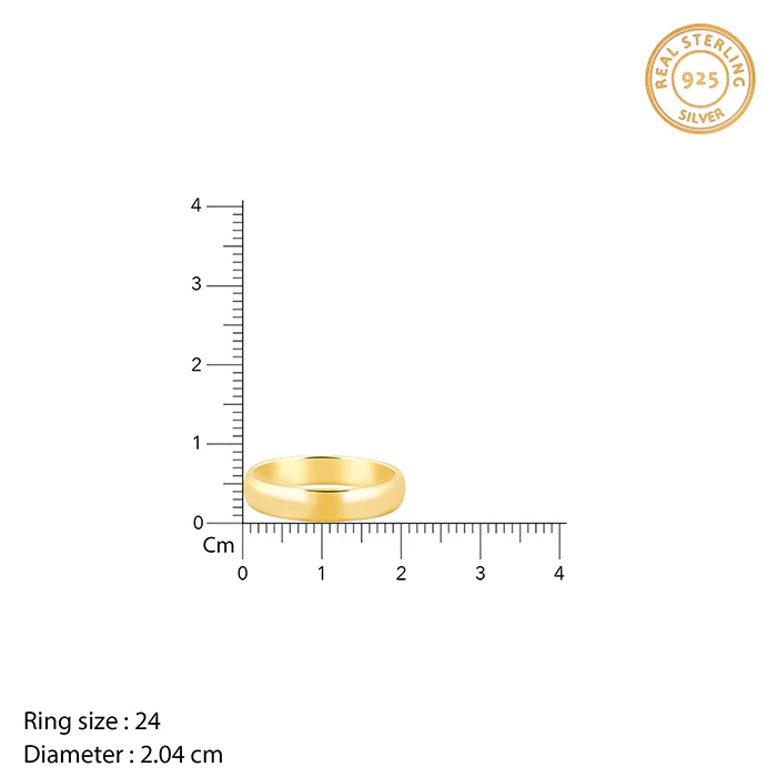 Golden Classic Band For Him - Image 9