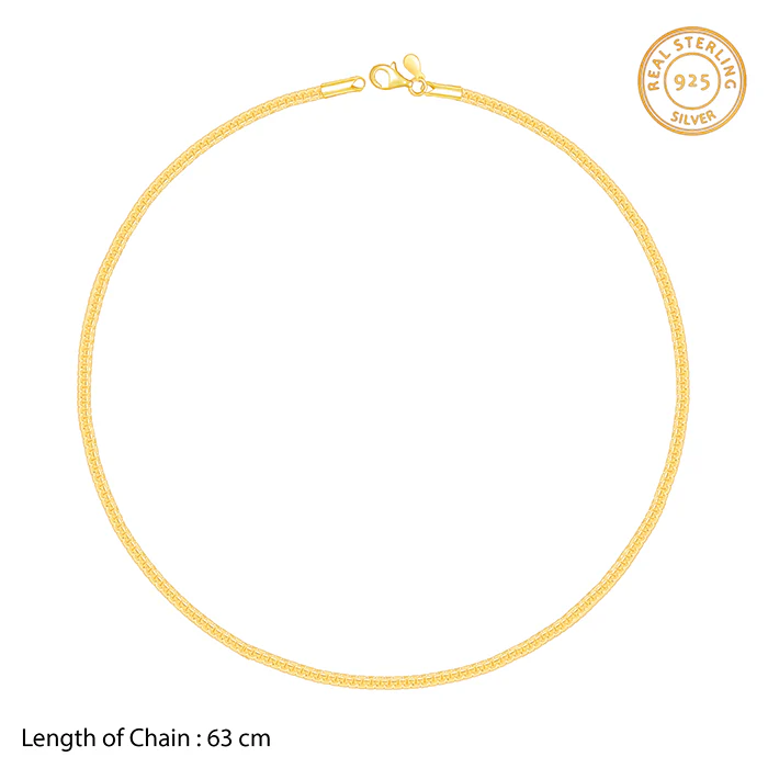 Golden Close Wave Chain For Him - Image 5
