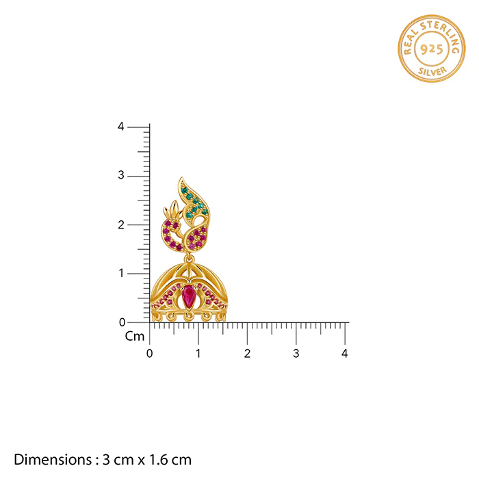 Golden Darshini Jhumki - Image 4