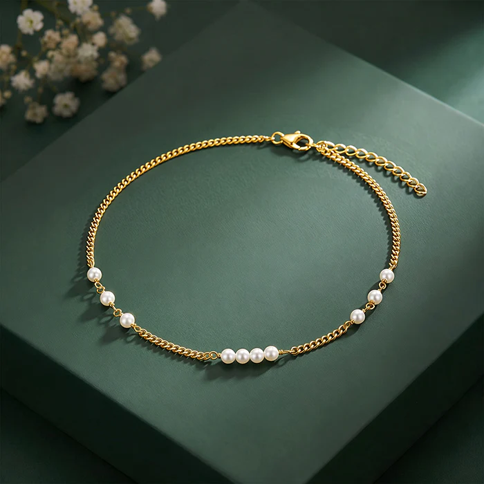 Golden Effie Anklet - Image 2