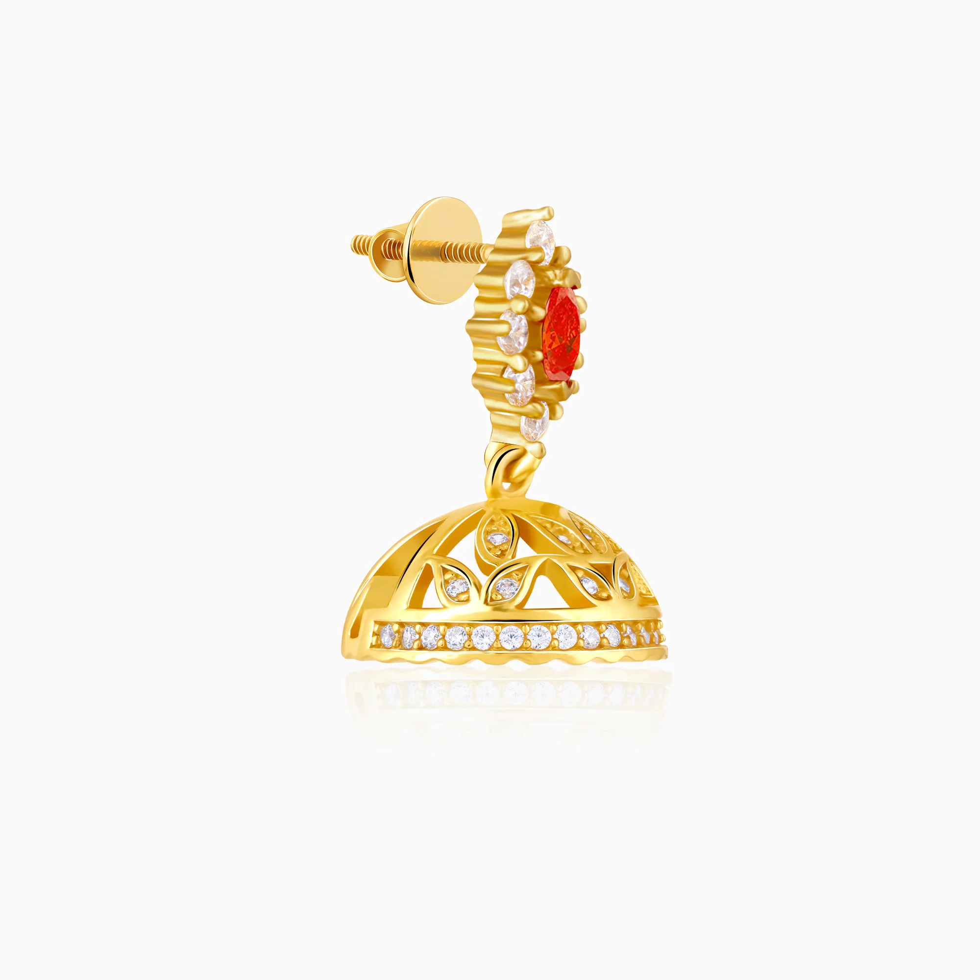 Golden Eirene Jhumki - Image 4