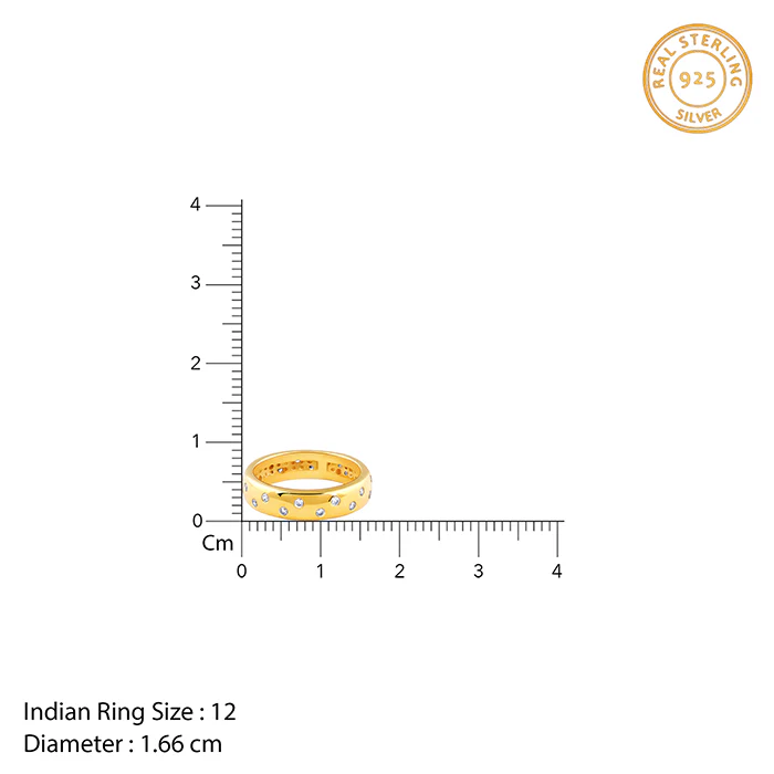 Golden Fashion Ring - Image 6