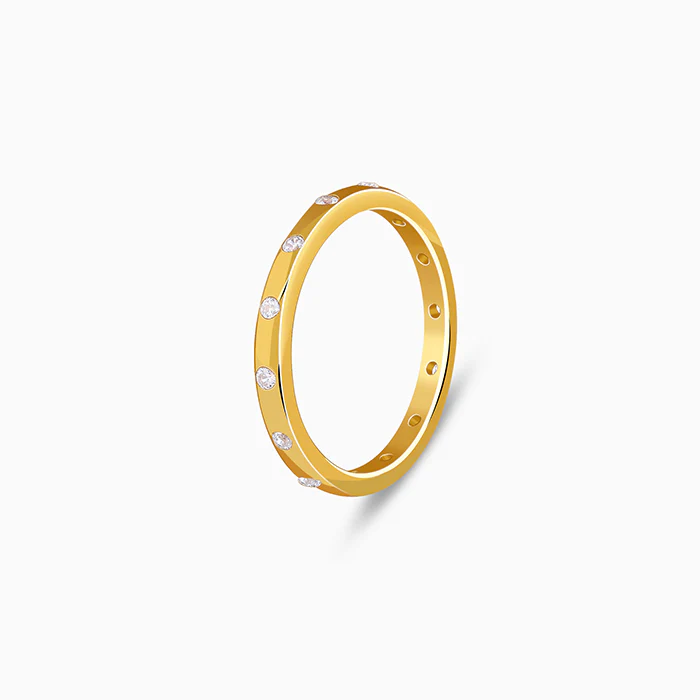 Golden Flush Setting Ring - Image 4