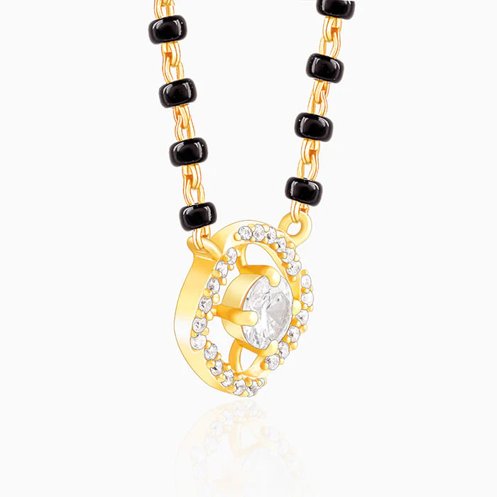 Golden Glitter It On Mangalsutra - Image 4