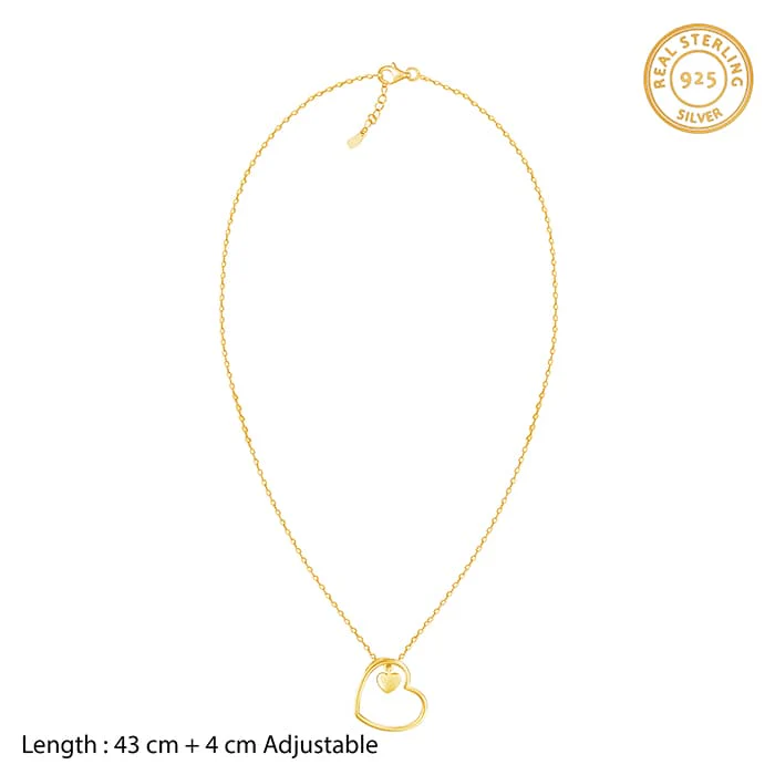 Golden Heart Necklace - Image 6