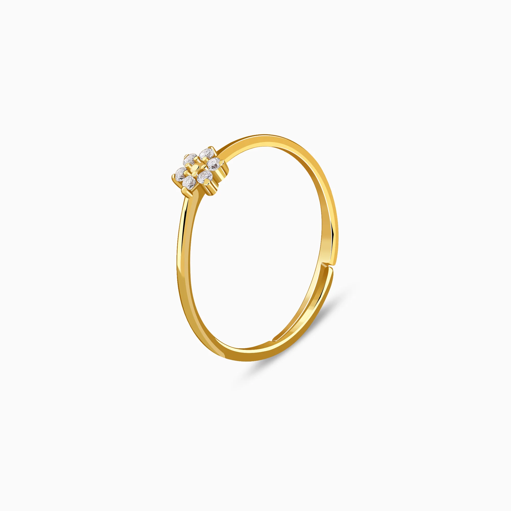 Golden Lovely Floret Ring - Image 4